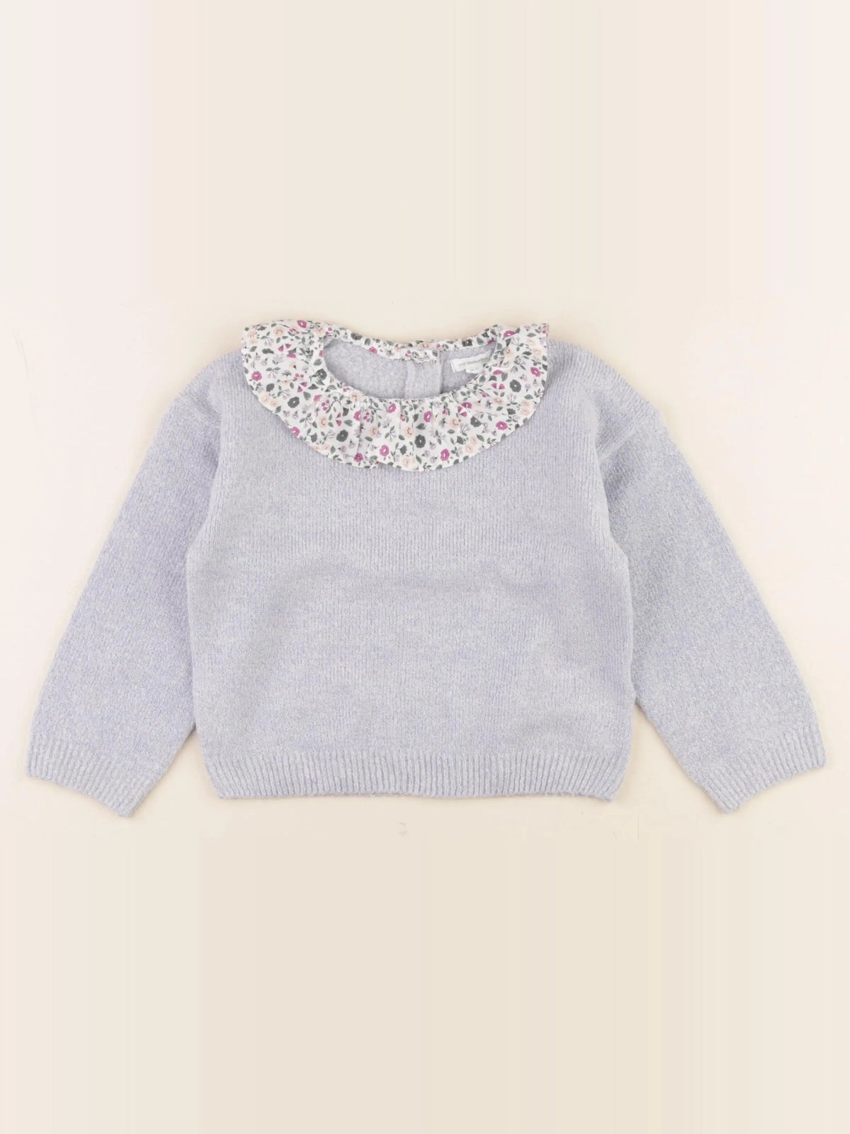 Vertbaudet - pull bleu - 36 mois