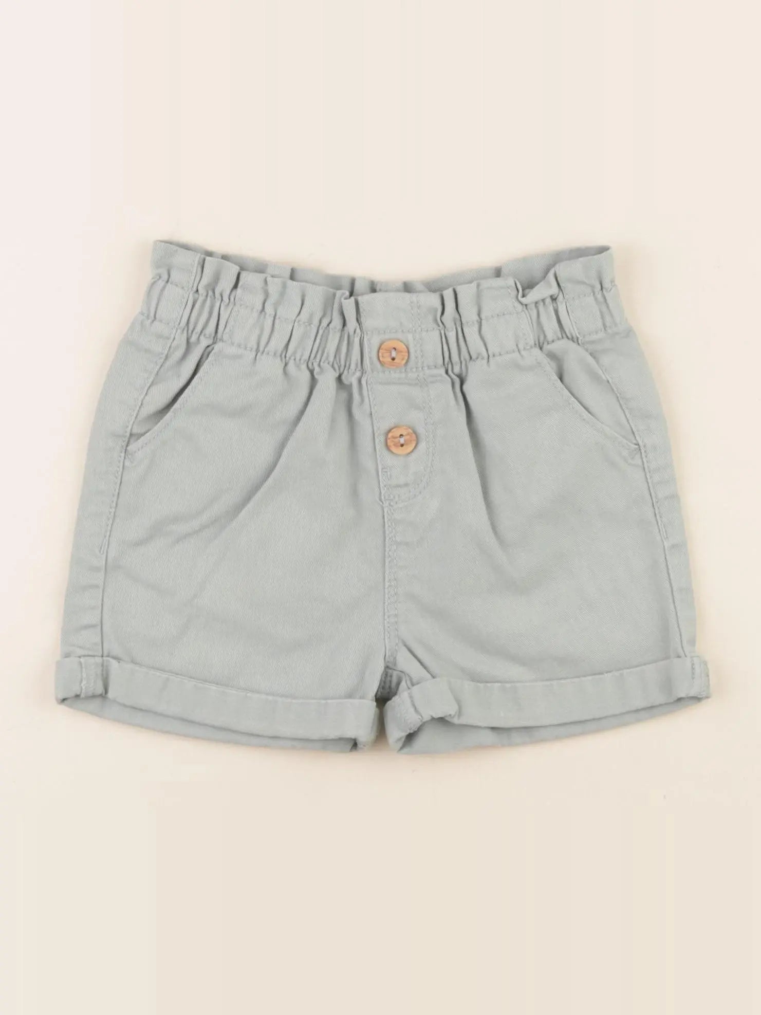 Vertbaudet - short vert - 24 mois