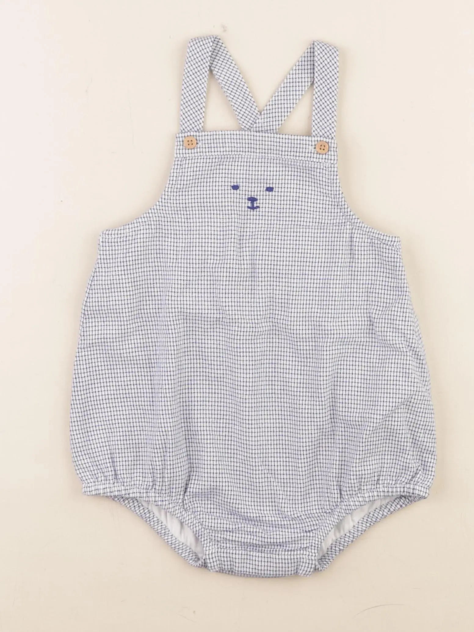 Boutchou - salopette bleu - 12 mois