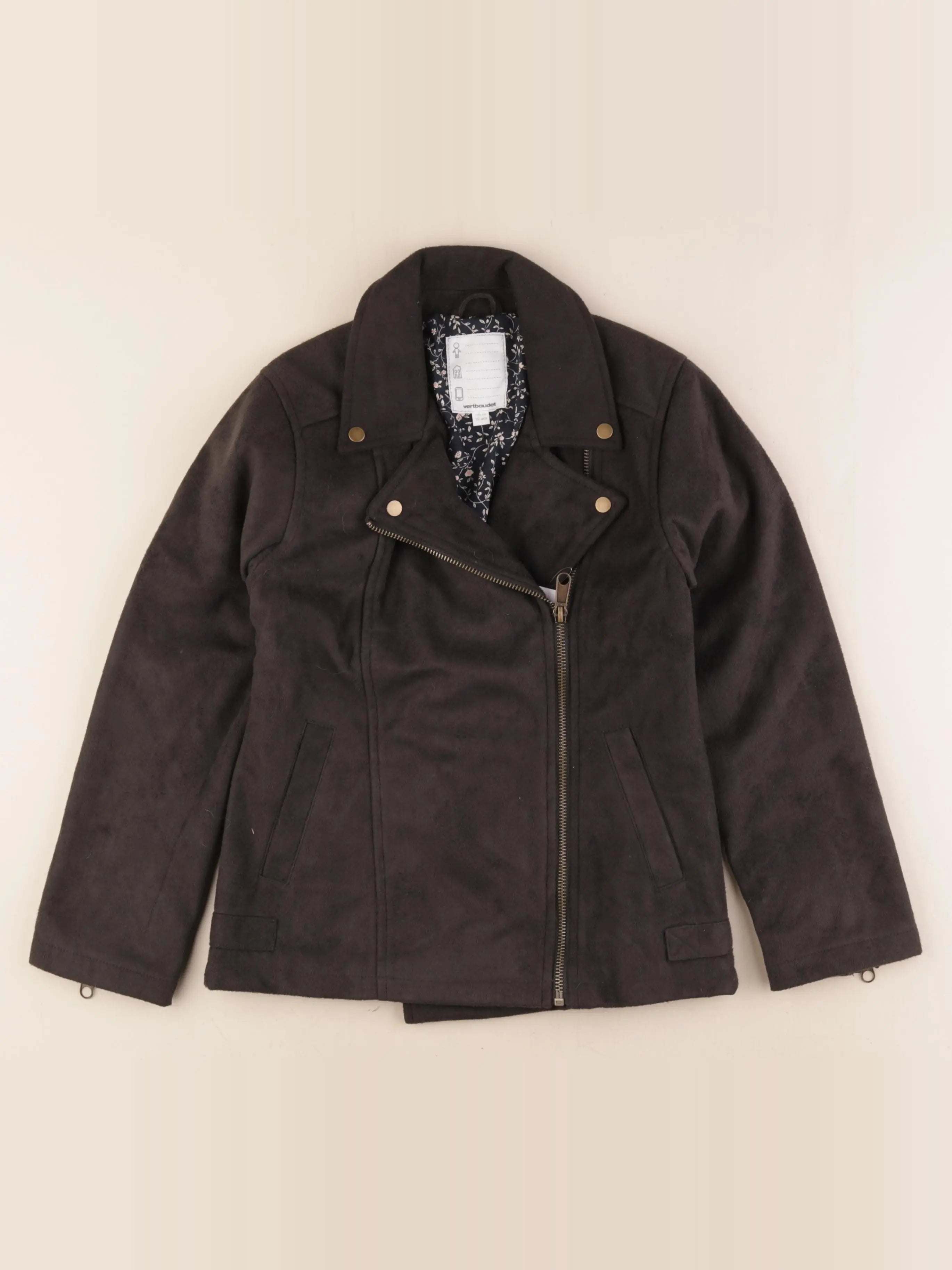 Vertbaudet - veste marron - 10 ans