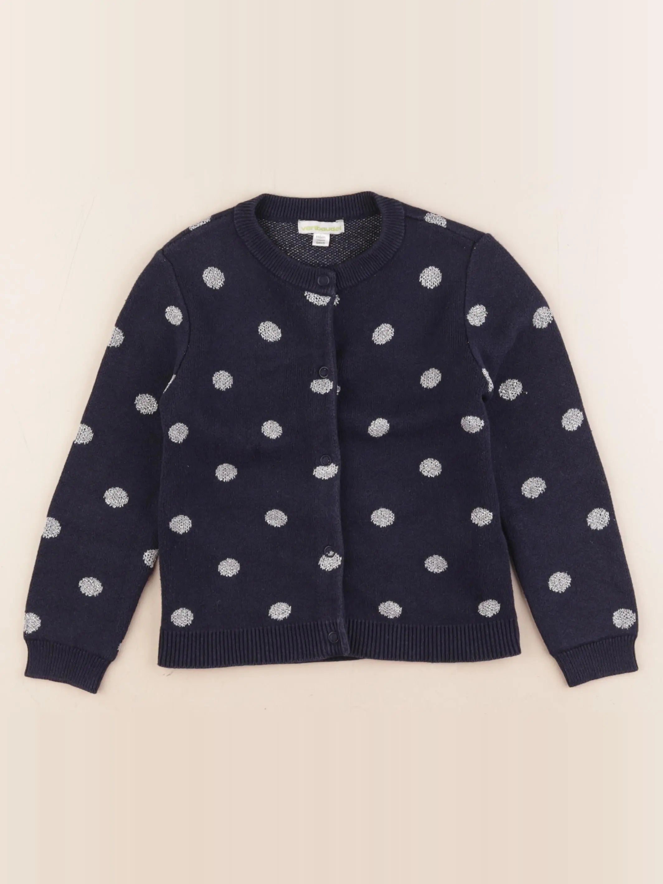 Vertbaudet - gilet bleu - 5 ans