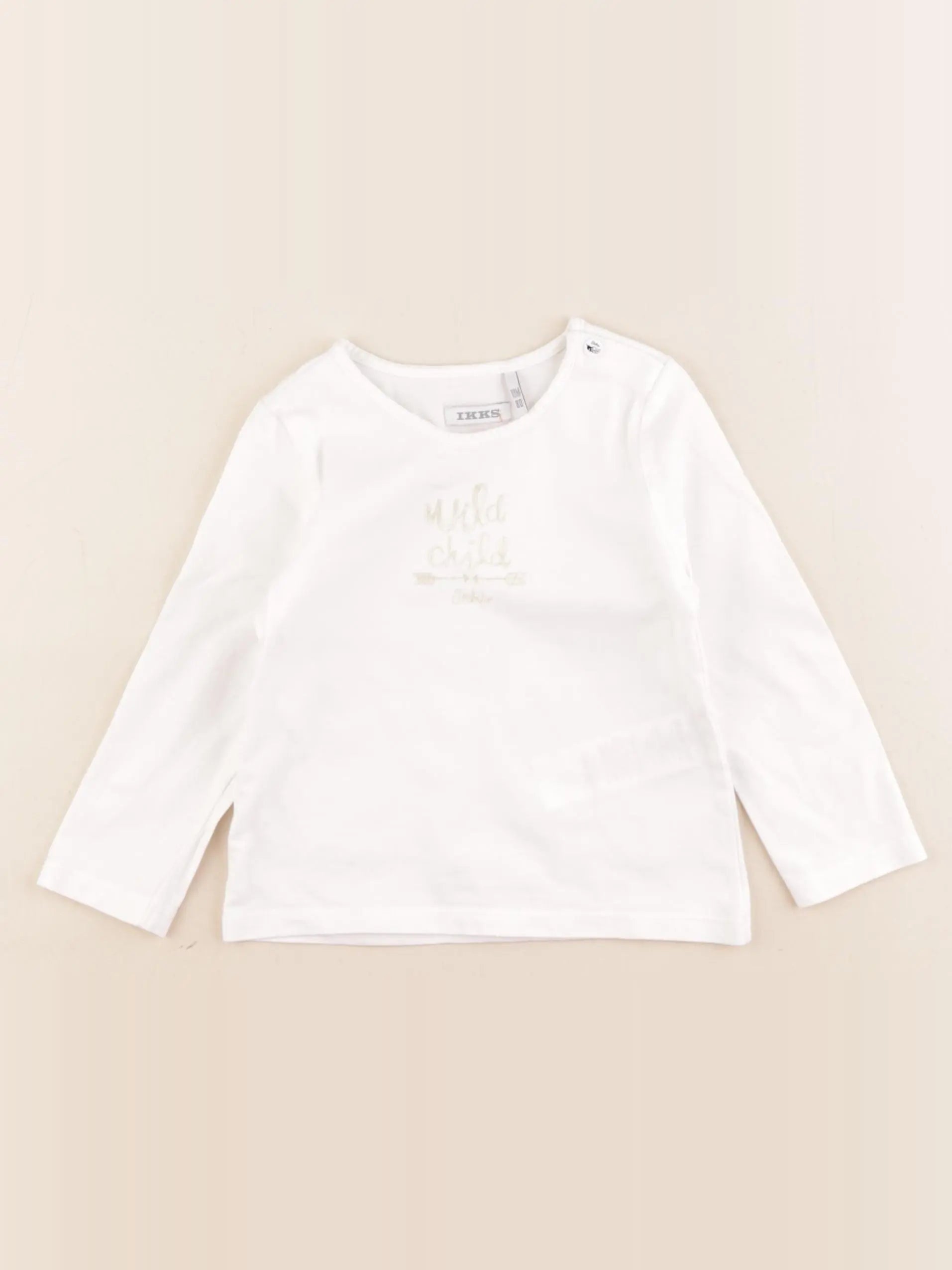 IKKS - tee-shirt blanc - 18 mois