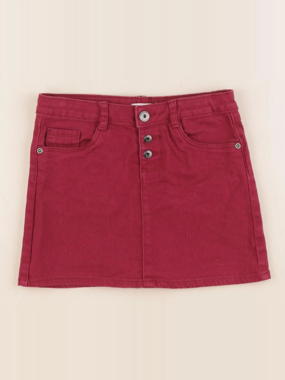 Vertbaudet - jupe rouge - 6 ans