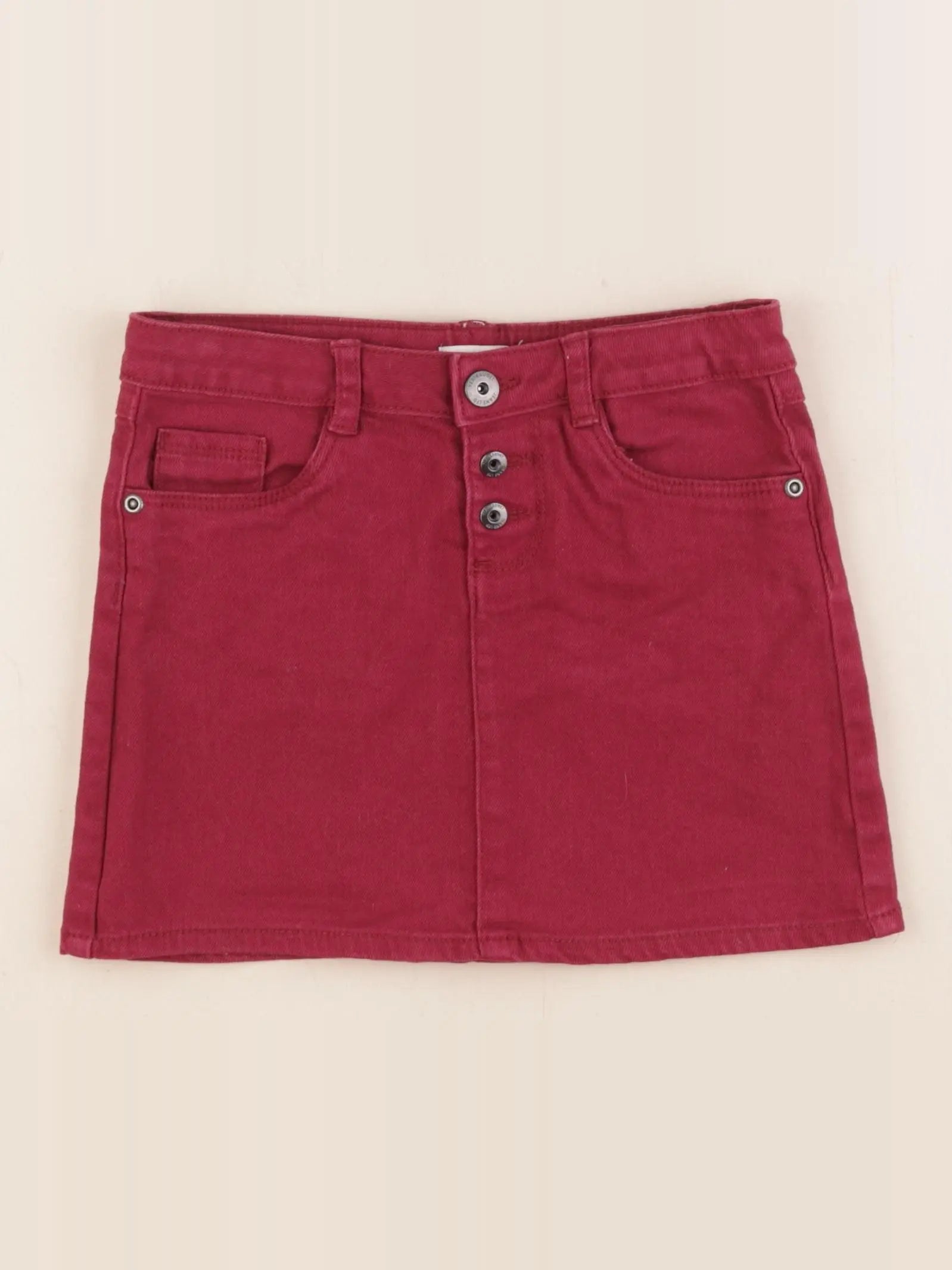 Vertbaudet - jupe rouge - 6 ans