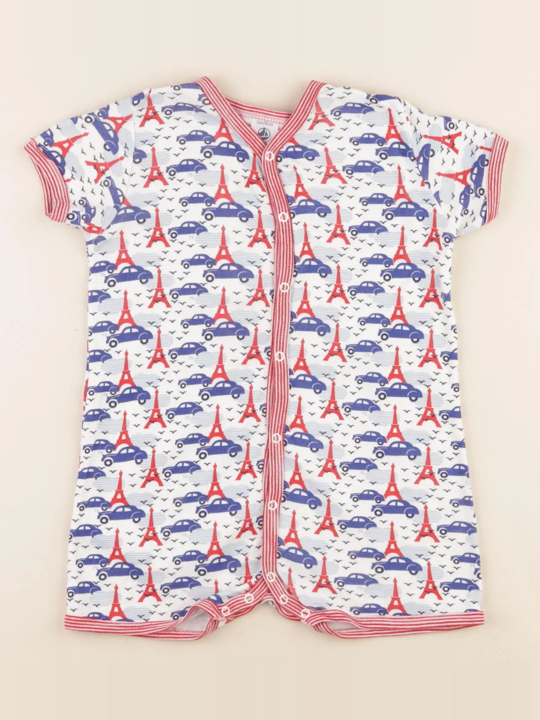 Petit Bateau - pyjama coton multicolore - 24 mois