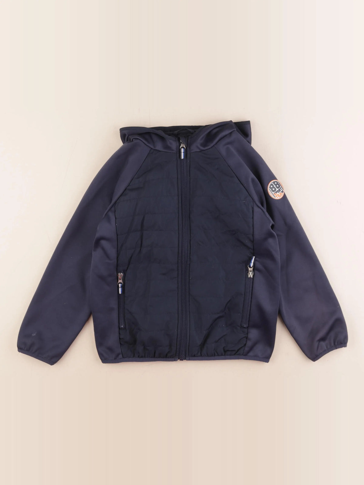 Vertbaudet - sweat bleu - 8 ans