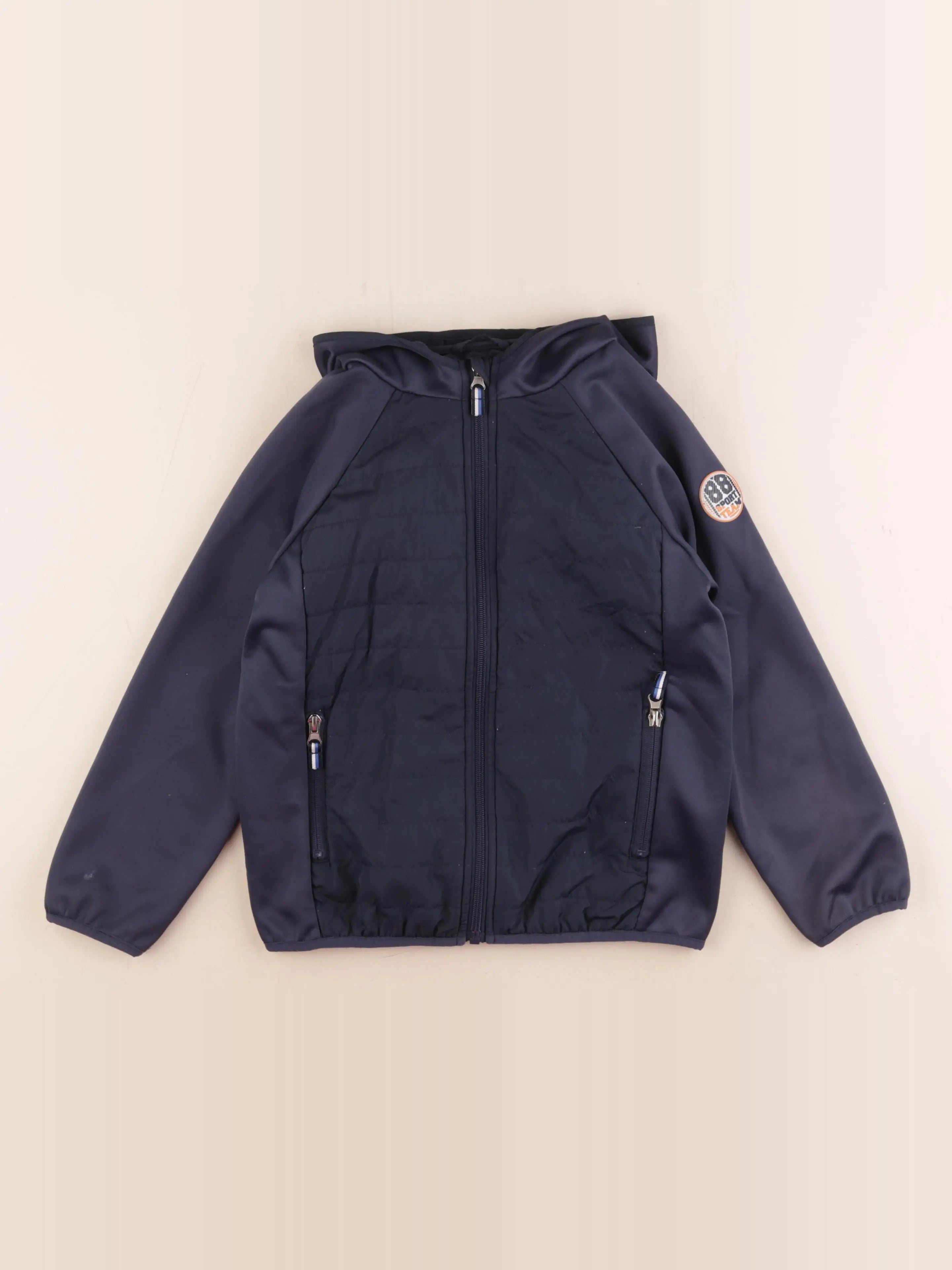 Vertbaudet - sweat bleu - 8 ans