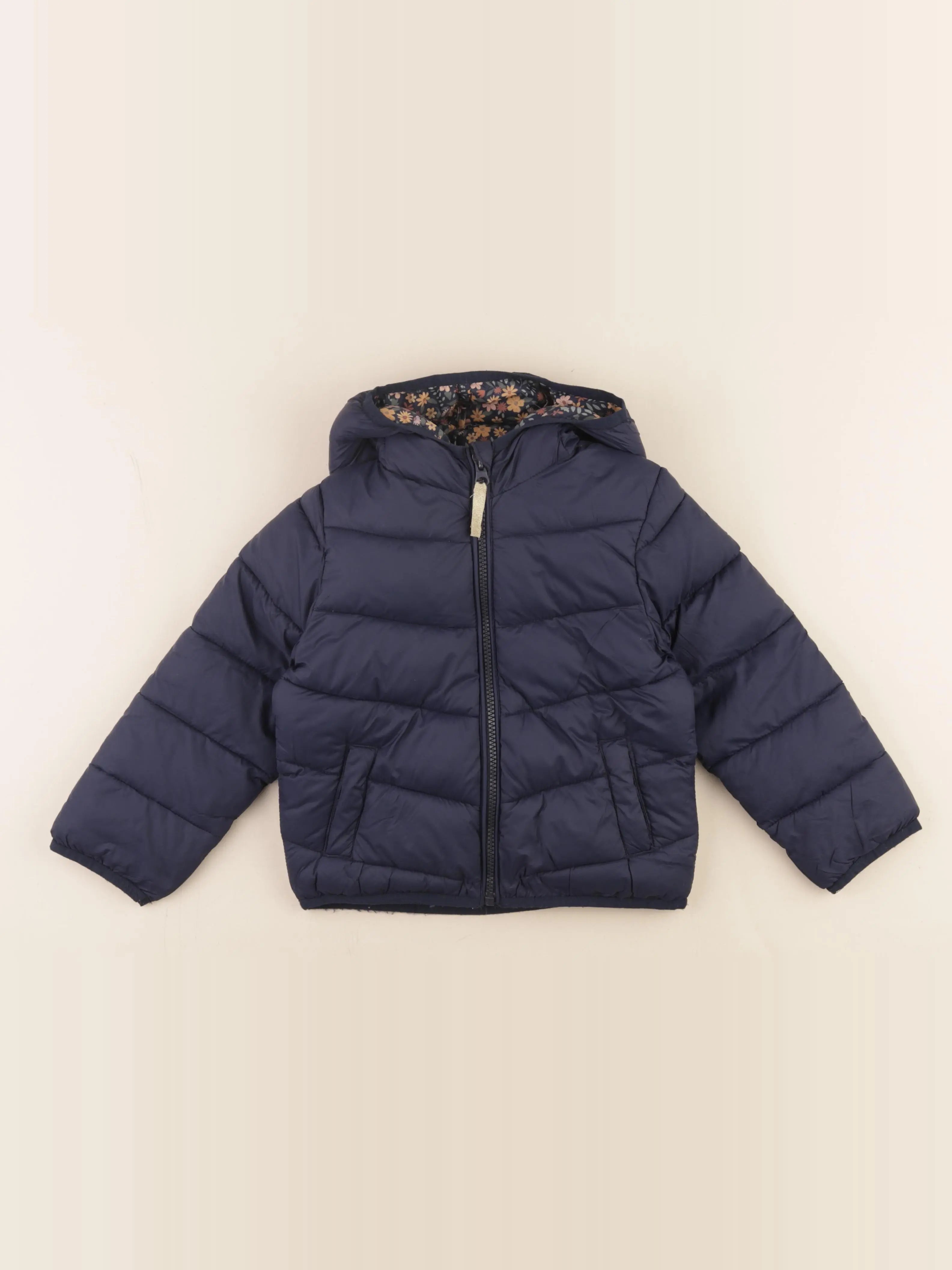 Vertbaudet - doudoune bleu - 5 ans