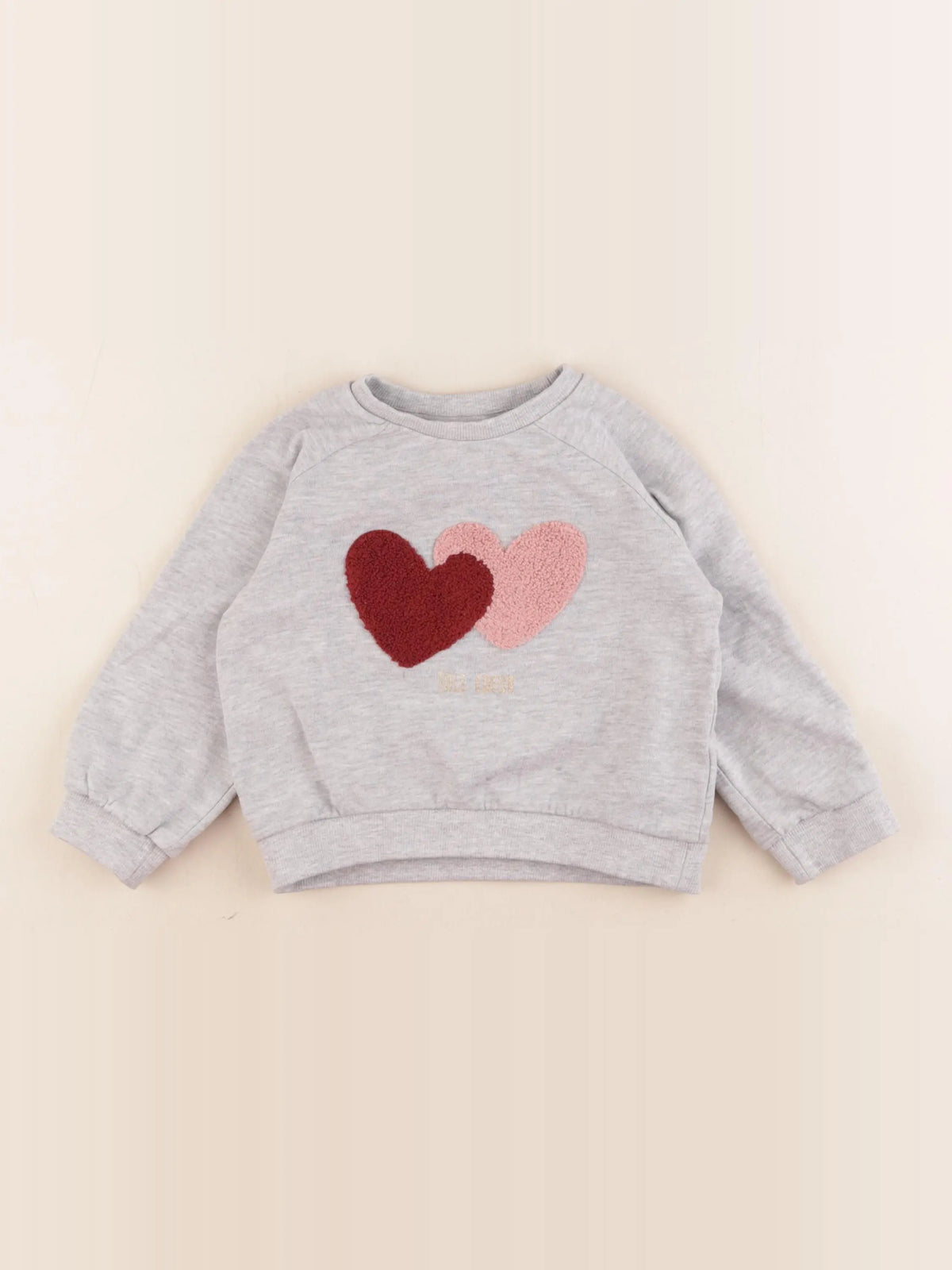 Vertbaudet - sweat gris - 2 ans