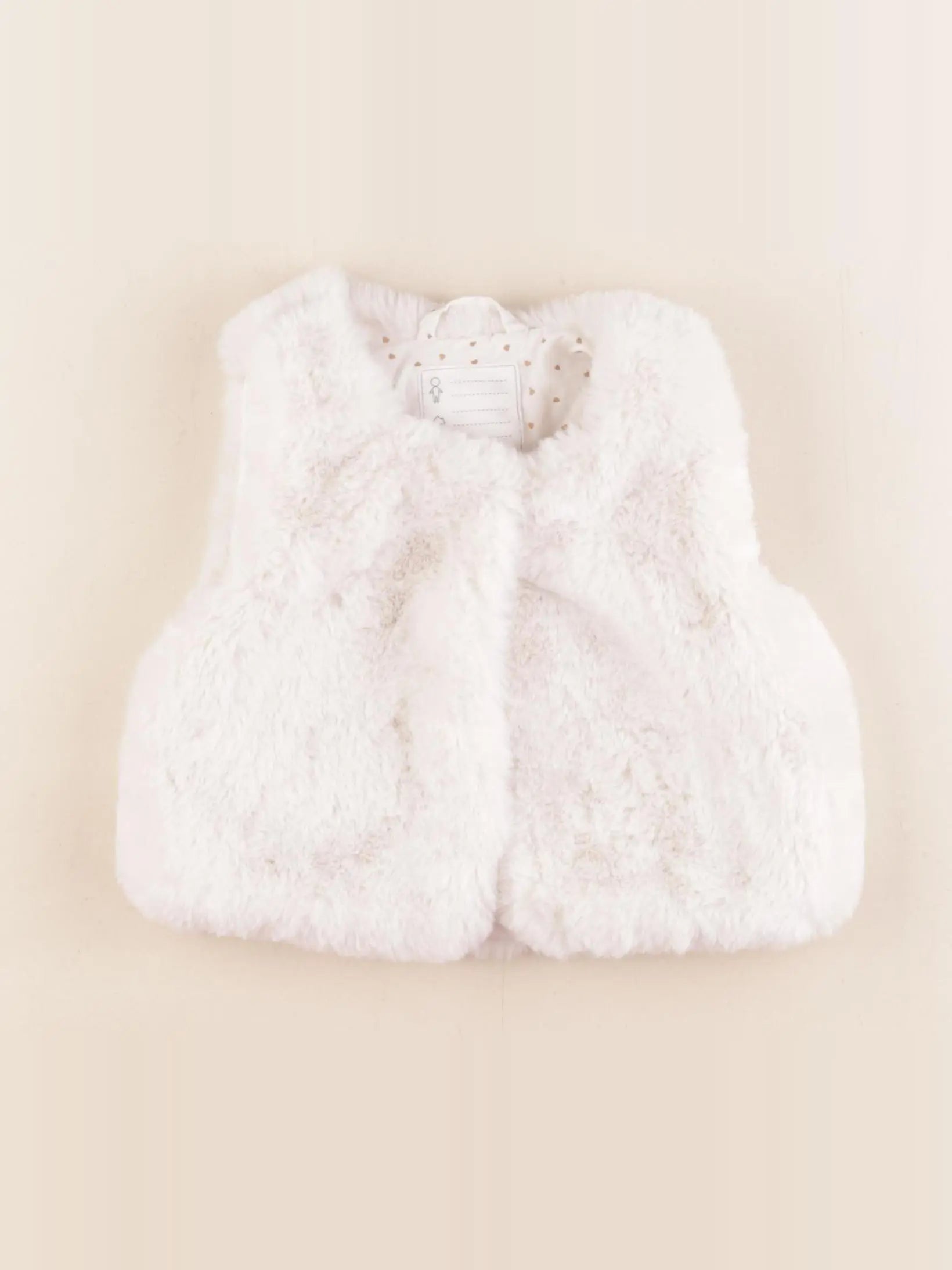 Vertbaudet - gilet beige - 3 ans