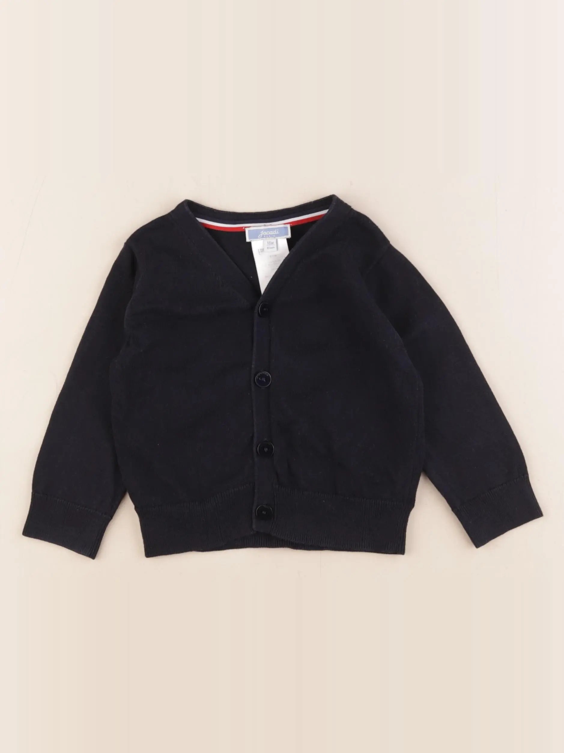 Jacadi - gilet bleu - 18 mois
