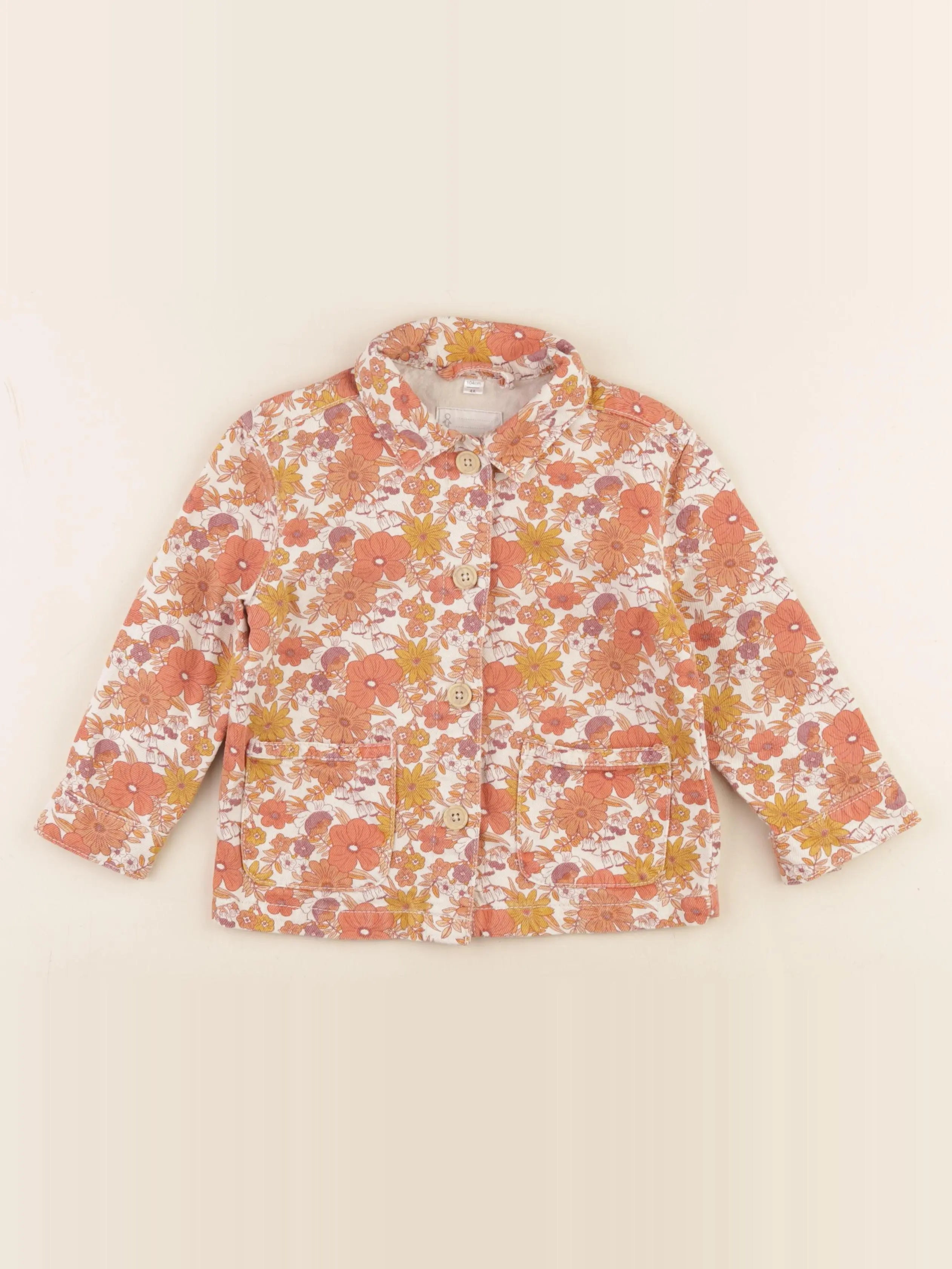 Vertbaudet - chemise multicolore - 4 ans