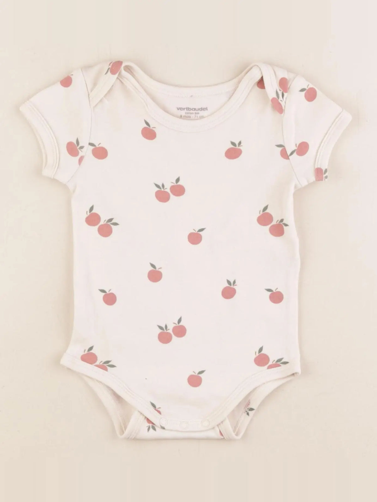 Vertbaudet - body multicolore - 9 mois