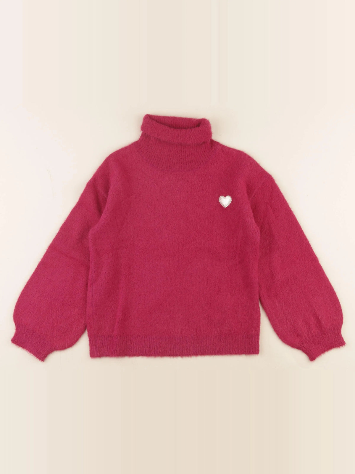 Vertbaudet - pull rose - 8 ans