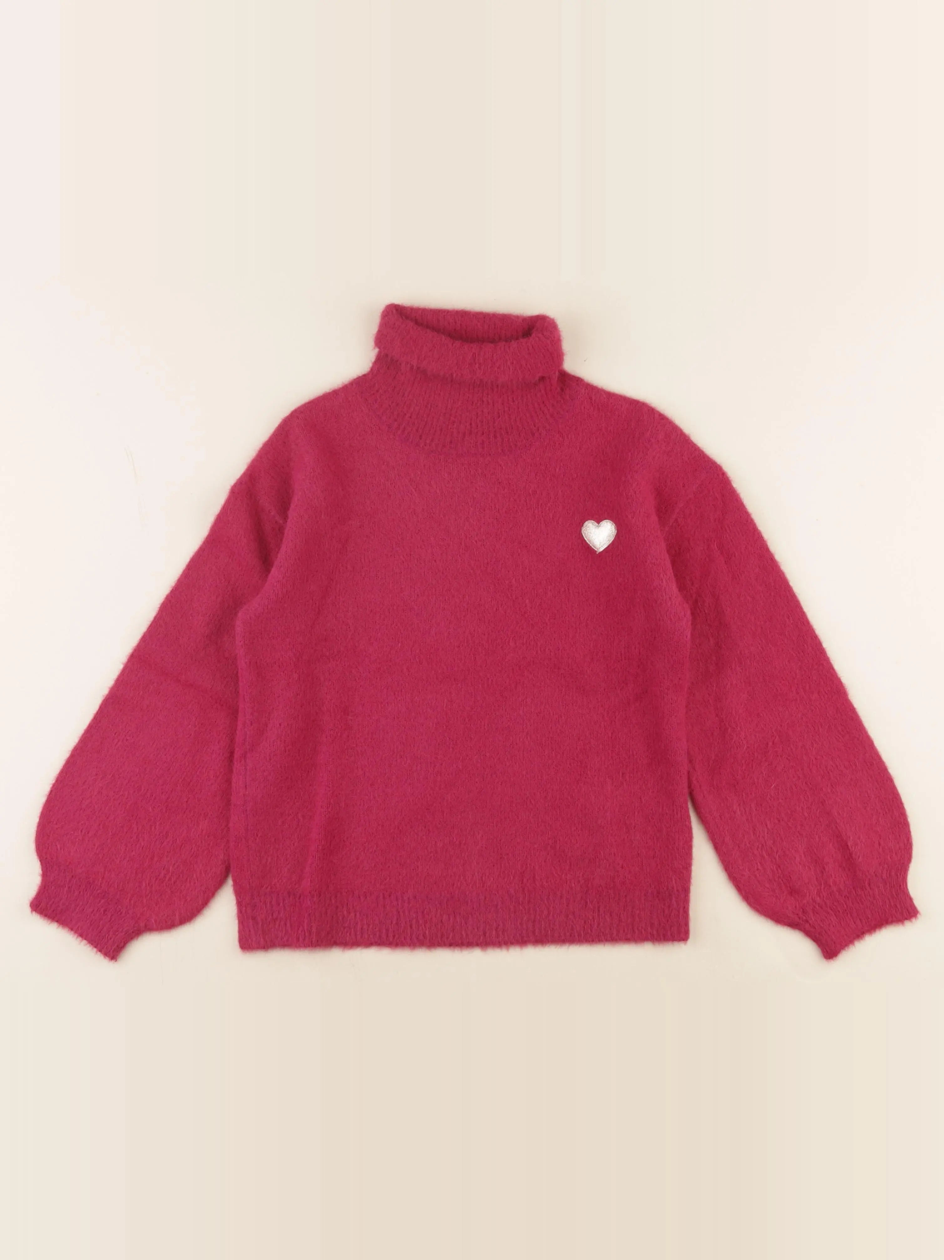 Vertbaudet - pull rose - 8 ans