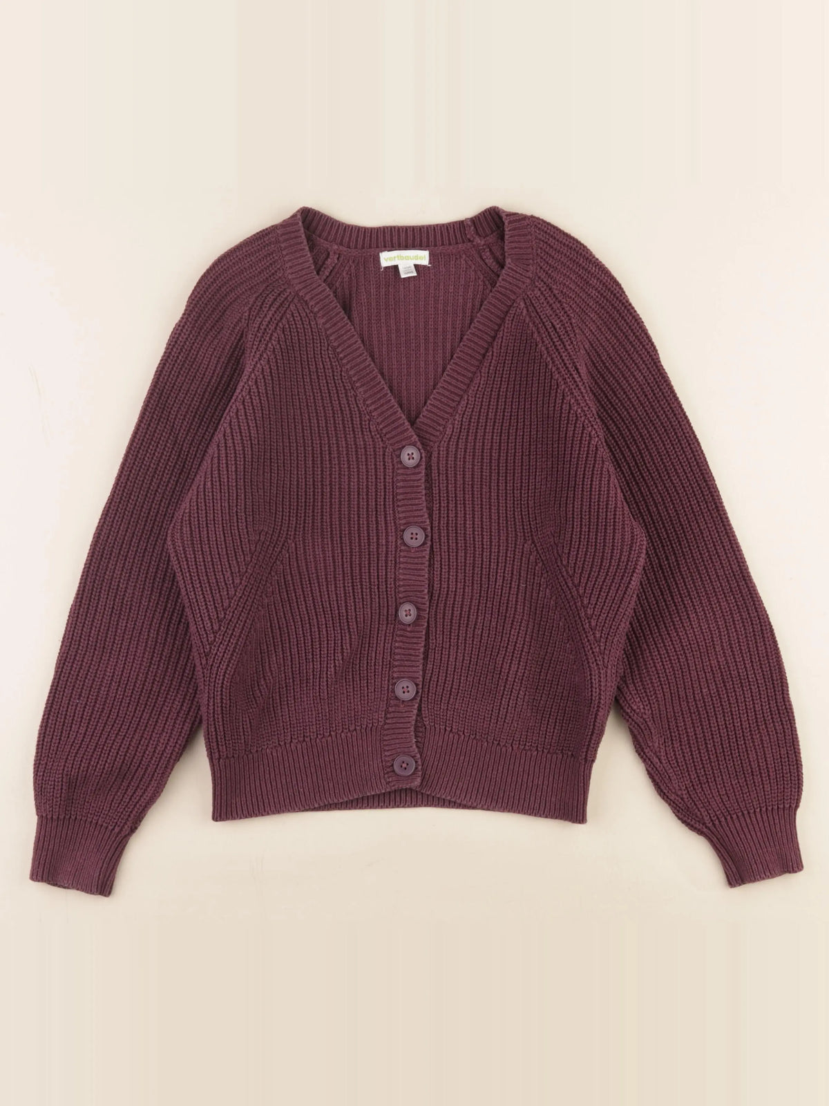 Vertbaudet - gilet rose - 10 ans