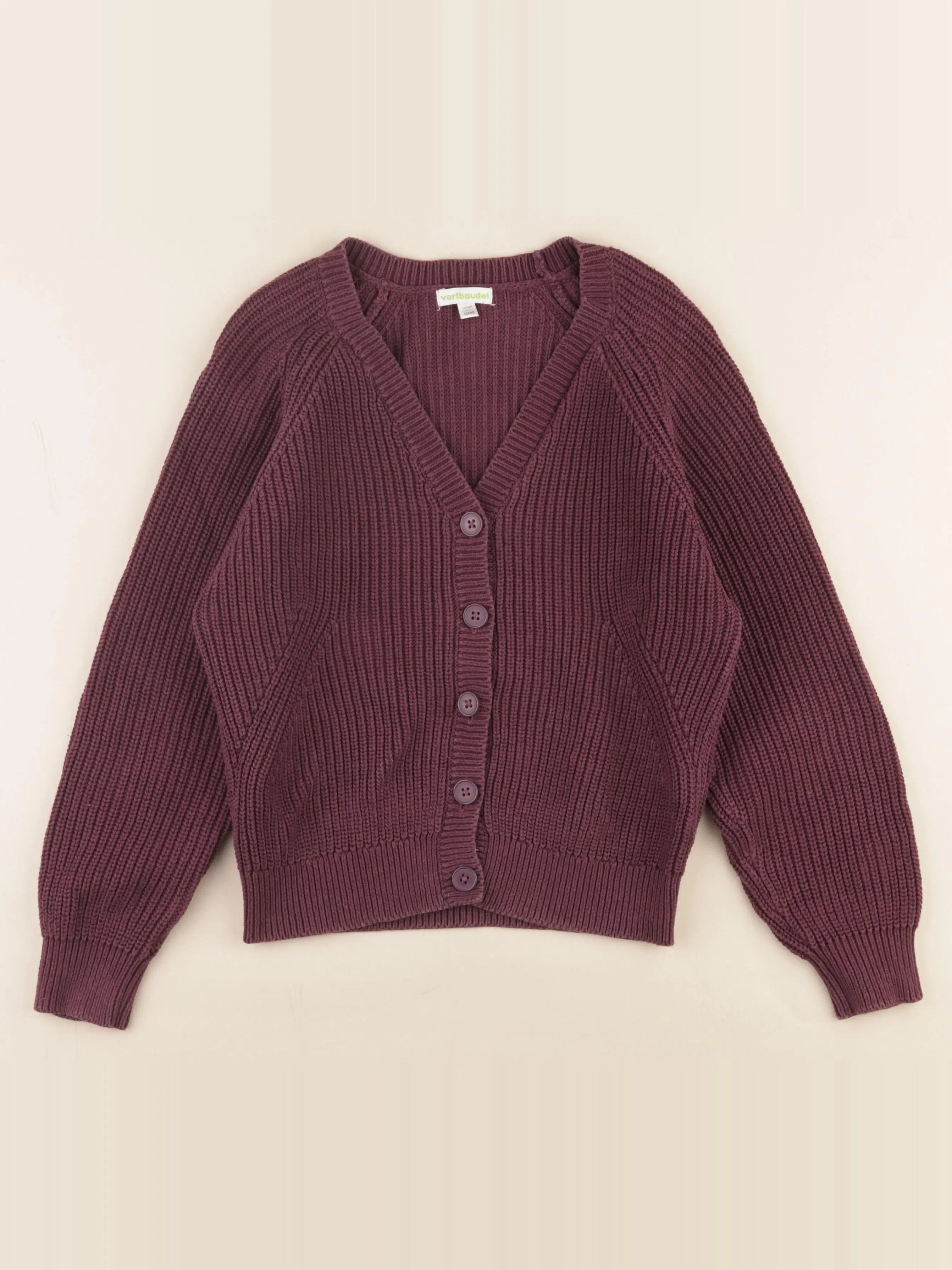 Vertbaudet - gilet rose - 10 ans