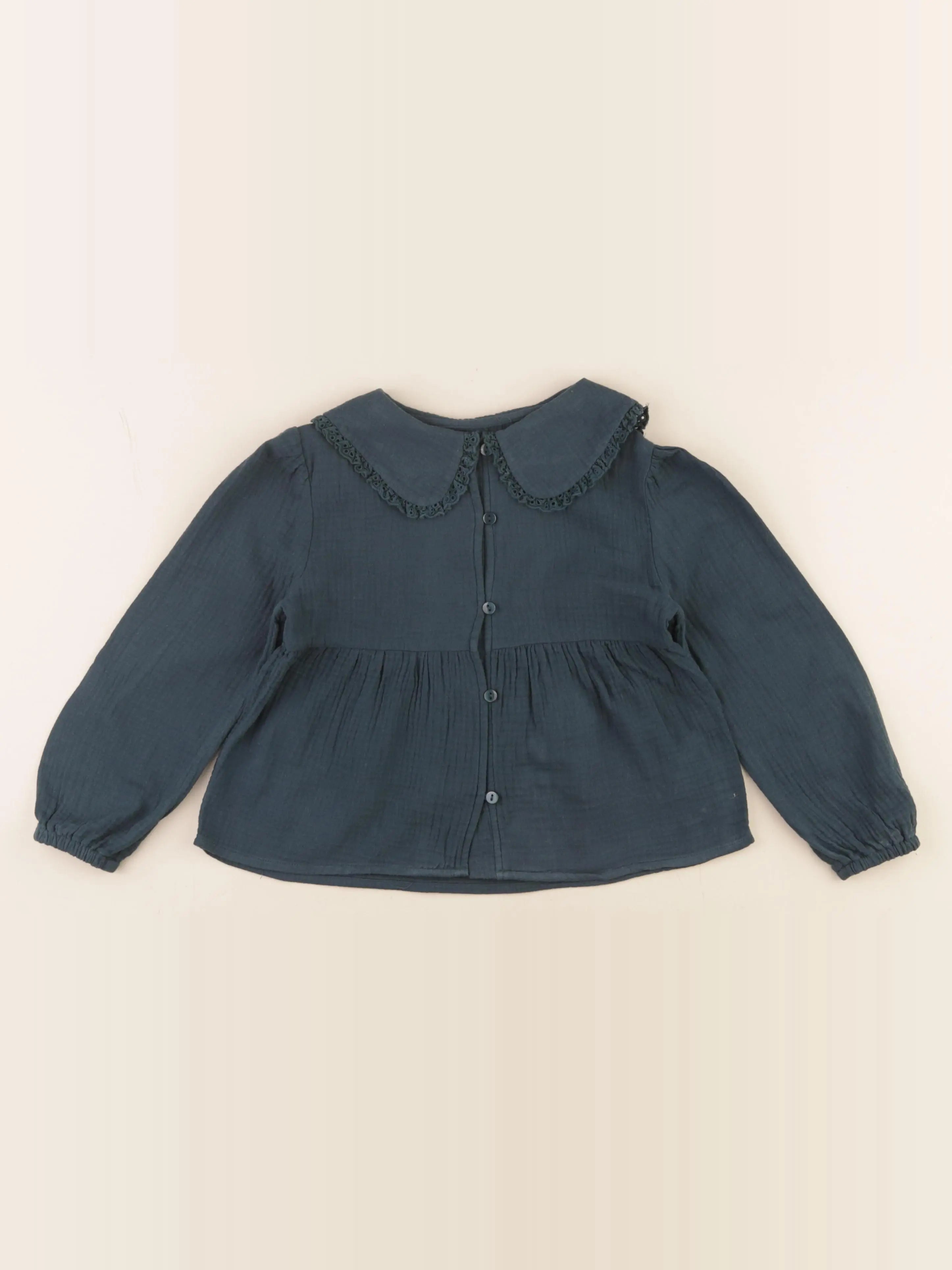 Vertbaudet - chemise vert - 5 ans