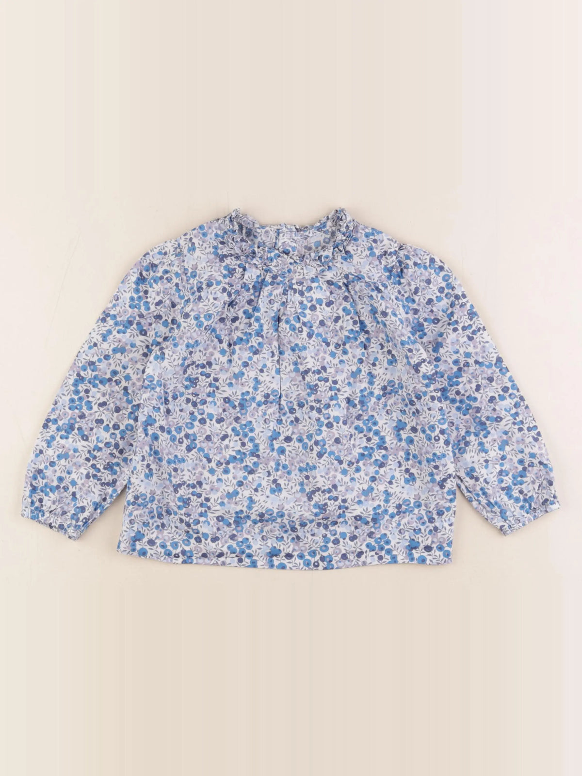 Jacadi - blouse liberty bleu - 3 ans