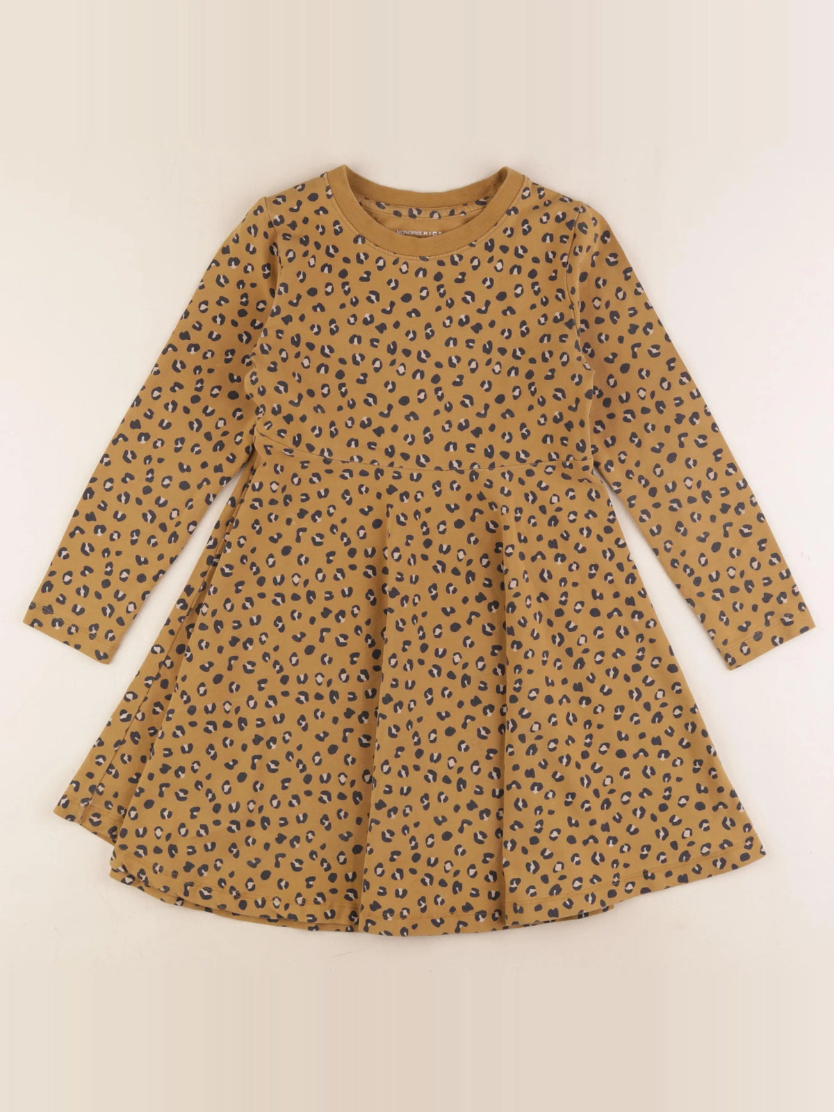 Monoprix - robe marron - 8 ans