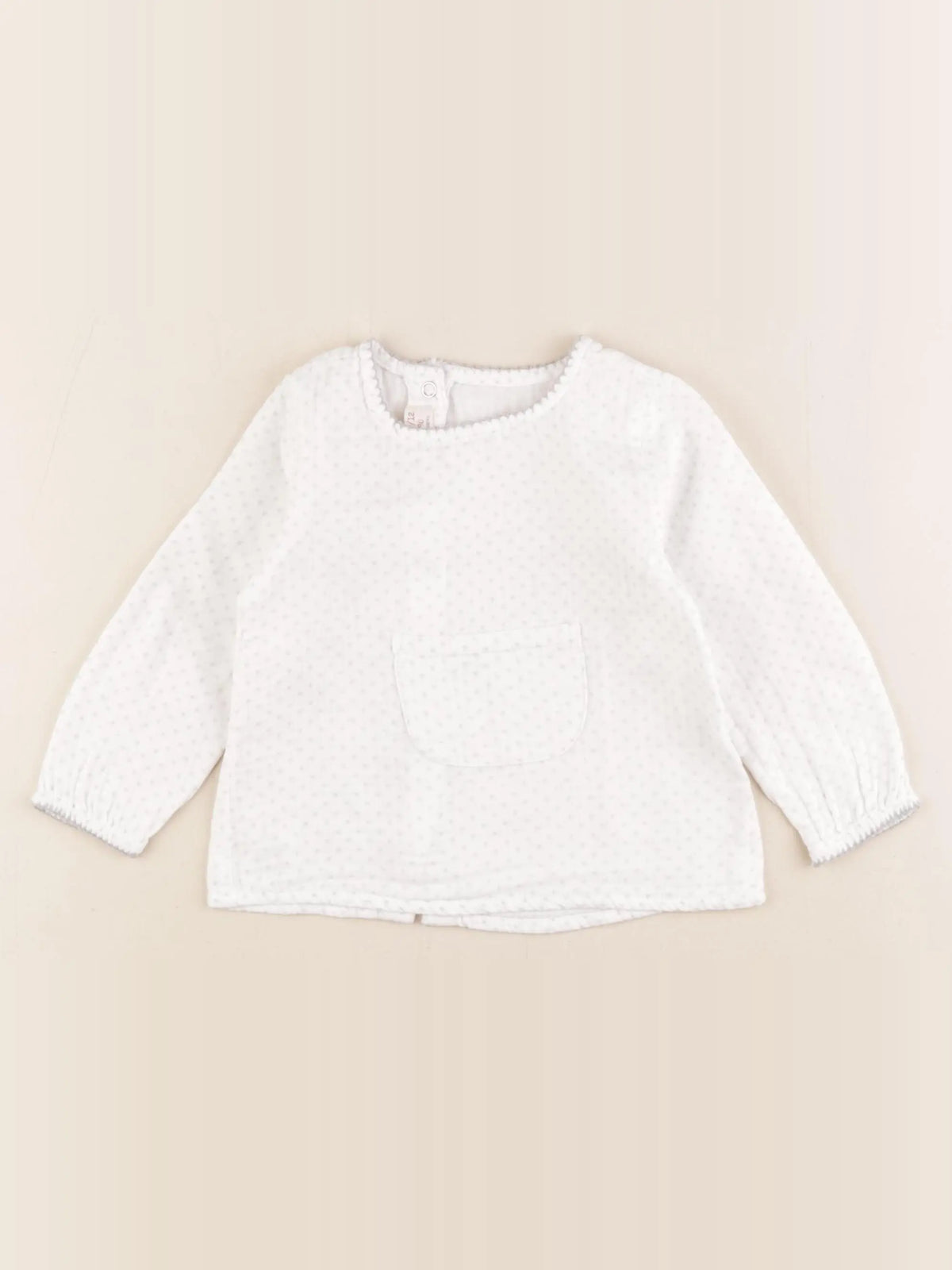 Zara - blouse blanc - 9/12 mois