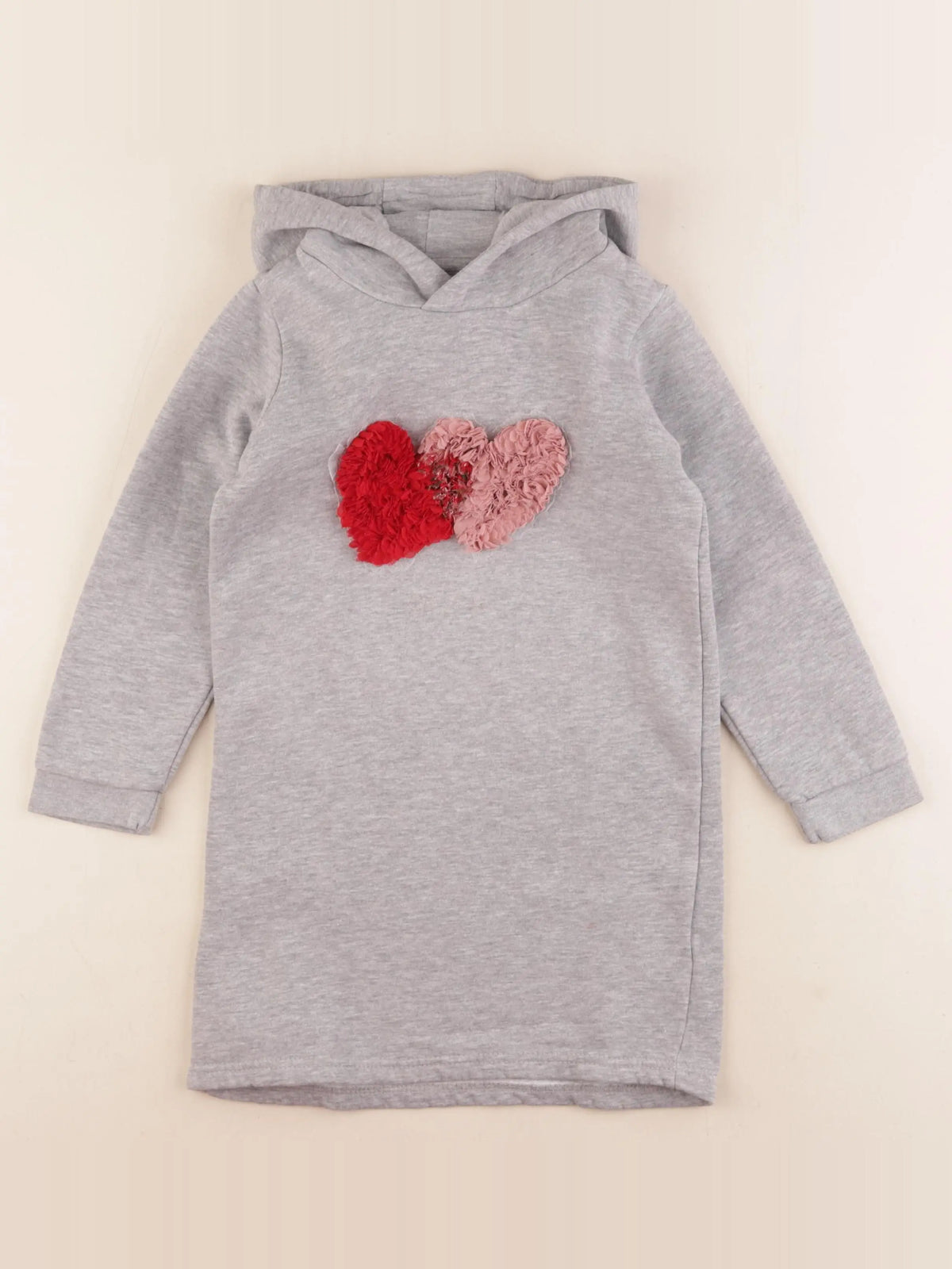 Vertbaudet - robe gris - 6 ans