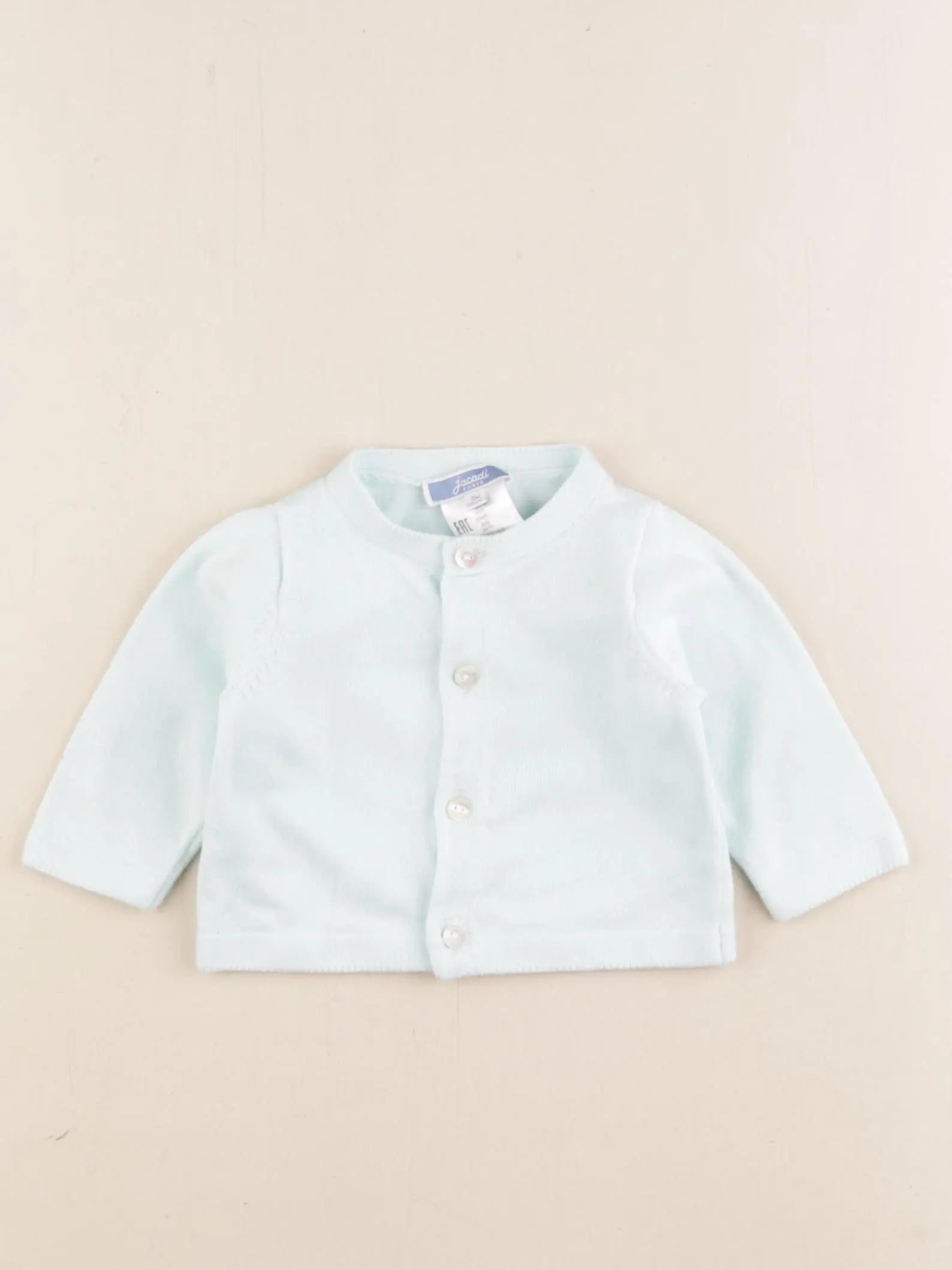 Jacadi - gilet vert - 3 mois