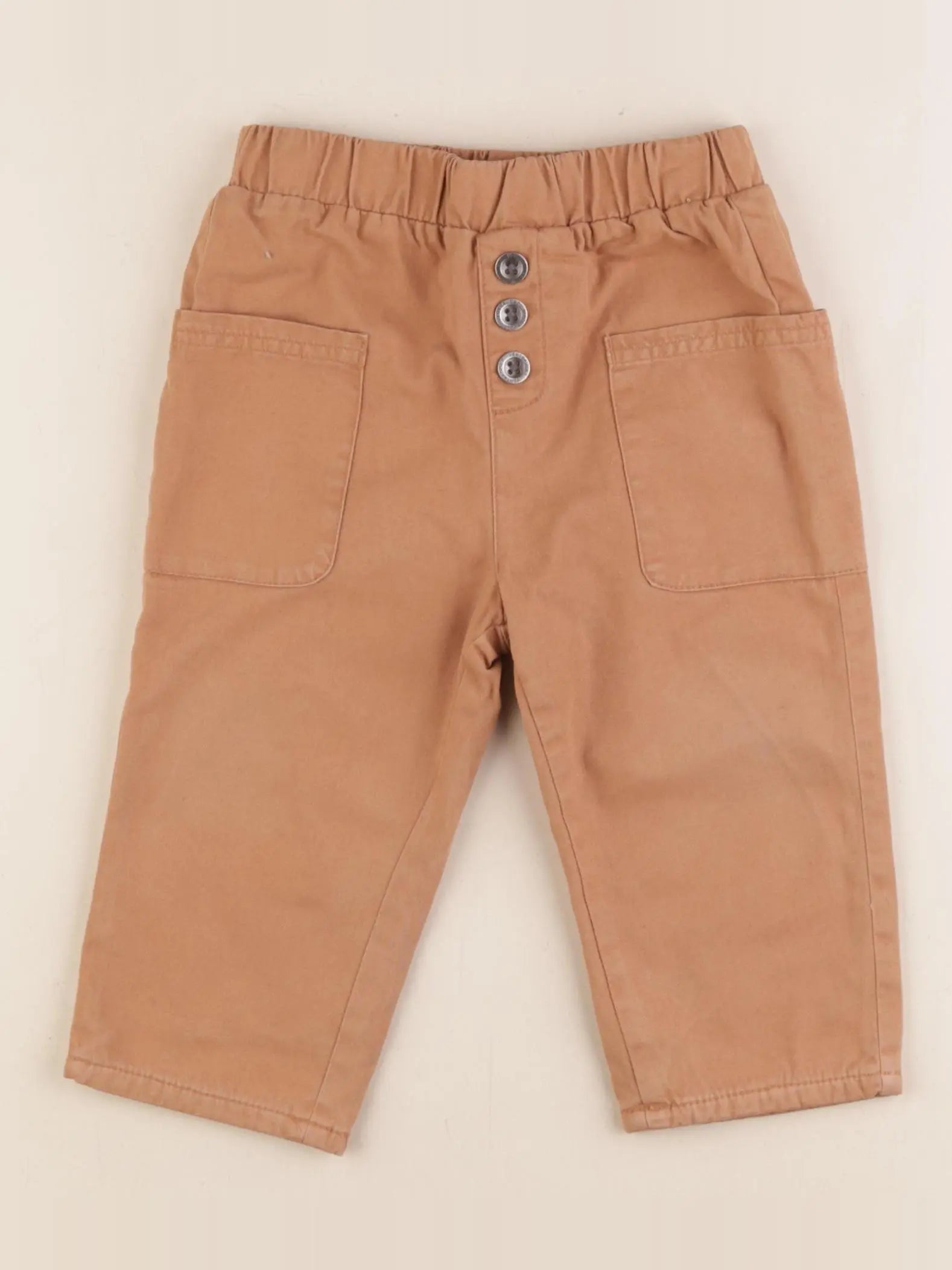 Vertbaudet - jean marron - 18 mois