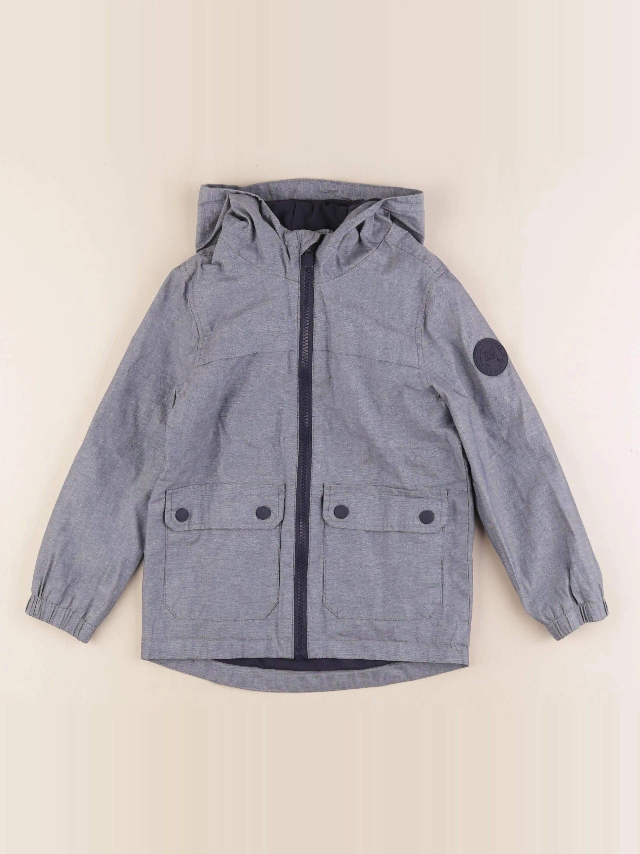 Vertbaudet - imperméable bleu - 5 ans