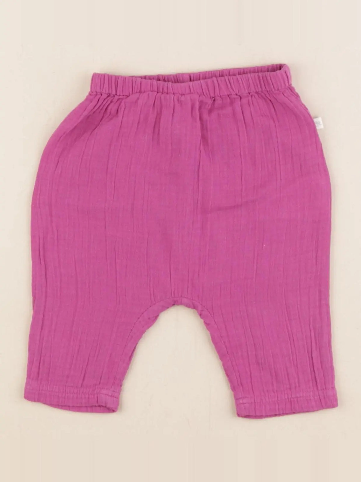 Cadet Rousselle - sarouel violet, rose - 3 mois