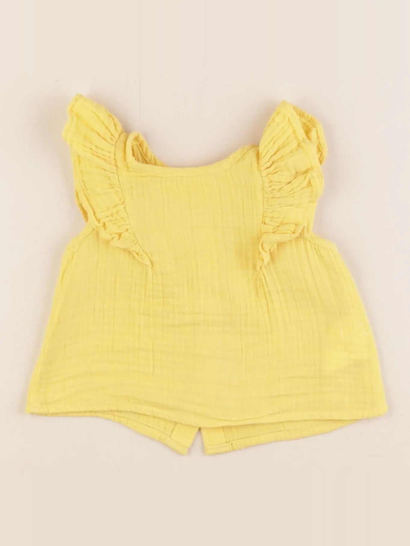 Cadet Rousselle - blouse jaune - 3 mois