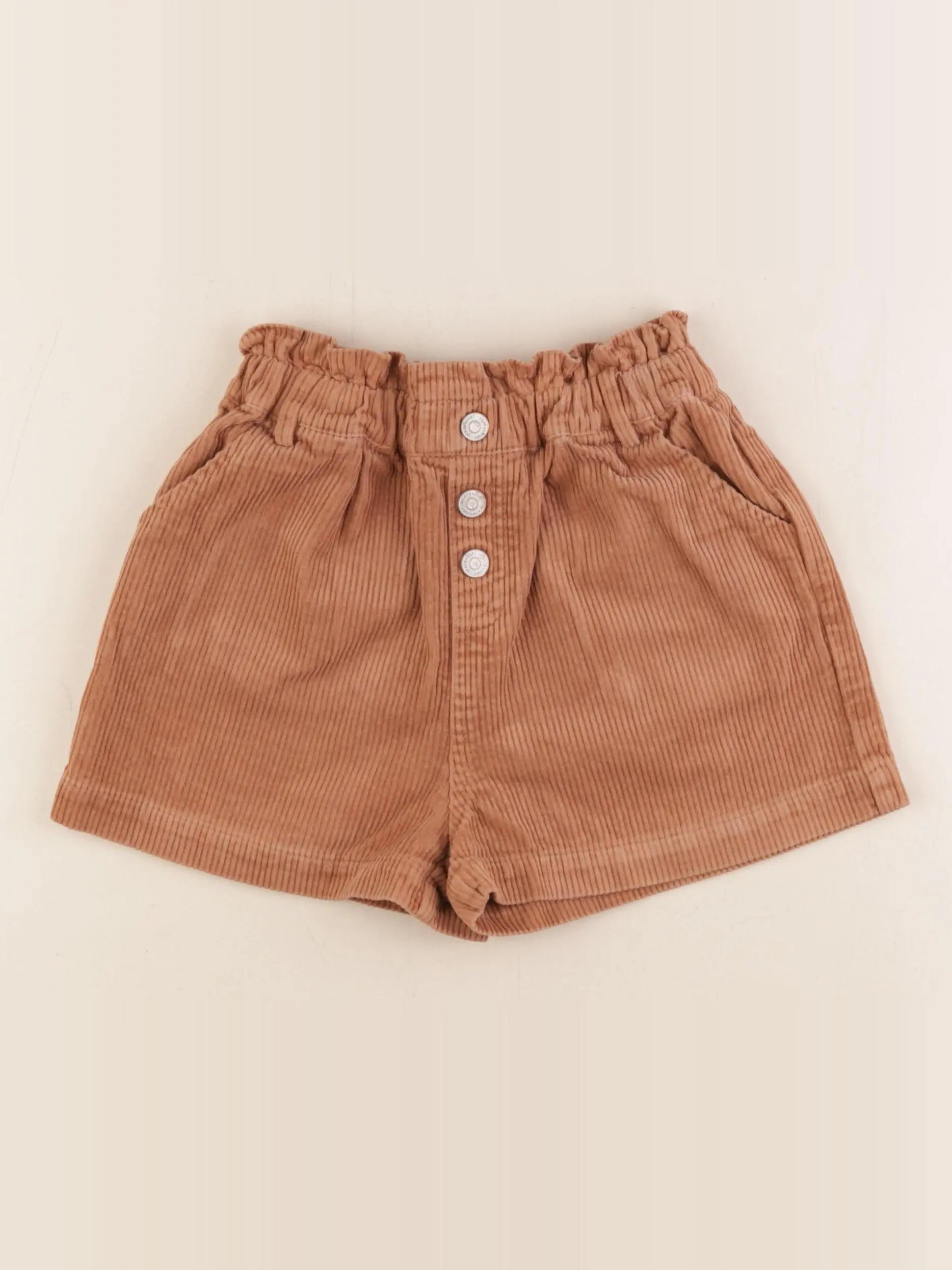 Vertbaudet - short marron - 7 ans