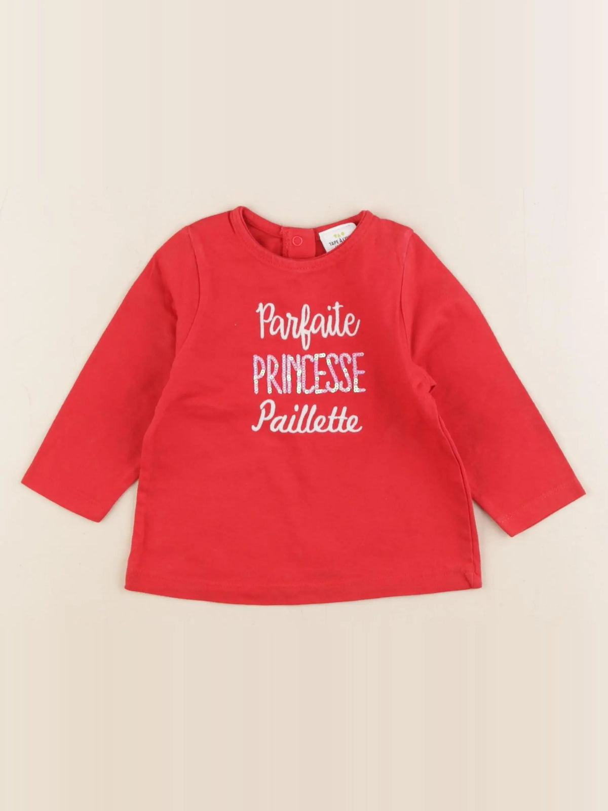 Tape à l'oeil - tee-shirt rouge - 6 mois