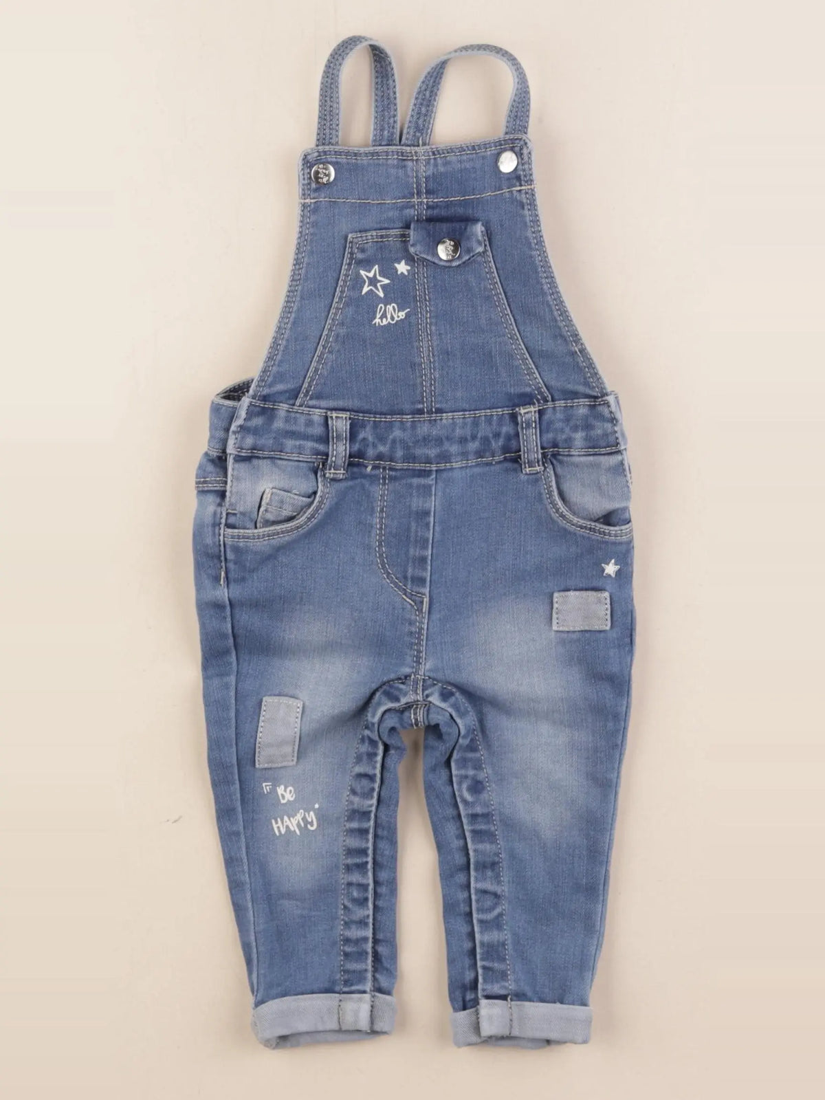 Tape à l'oeil - salopette bleu - 9 mois