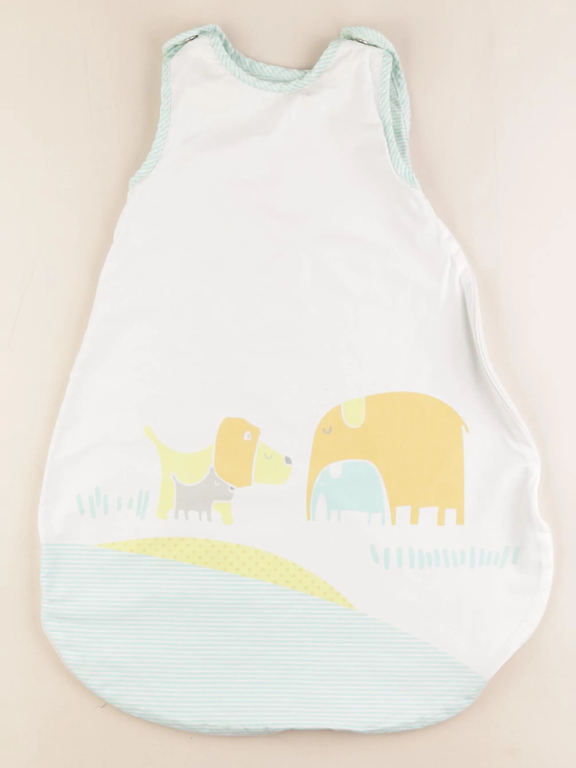 Vertbaudet - gigoteuse multicolore, blanc - 0/6 mois