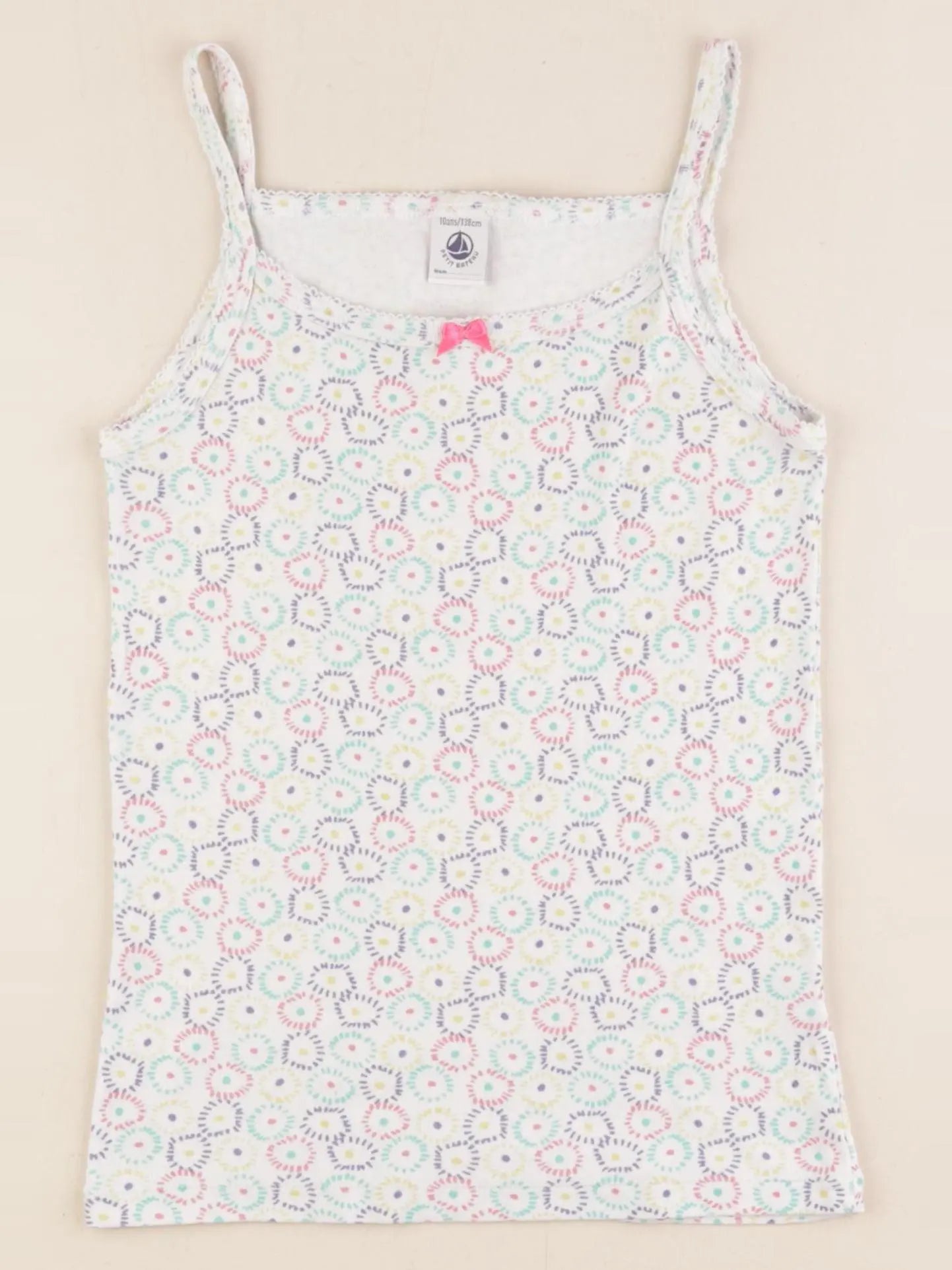 Petit Bateau - maillot de corps multicolore - 10 ans