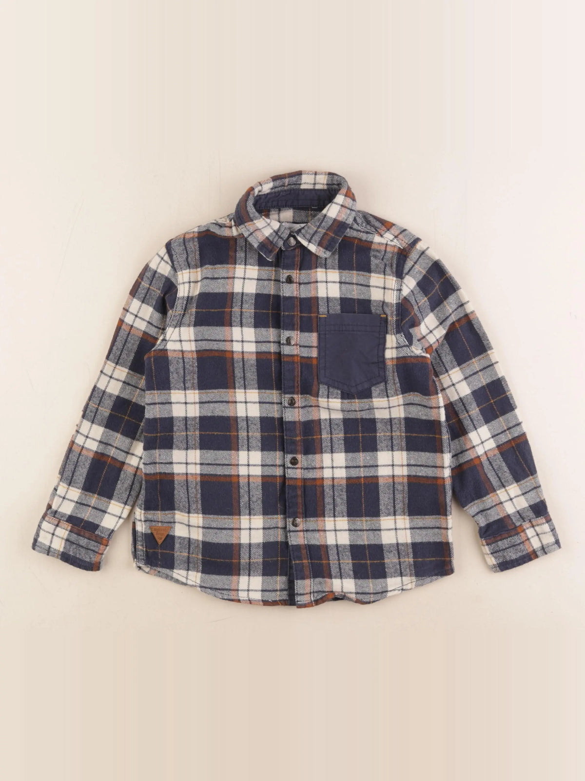 Vertbaudet - chemise bleu - 6 ans
