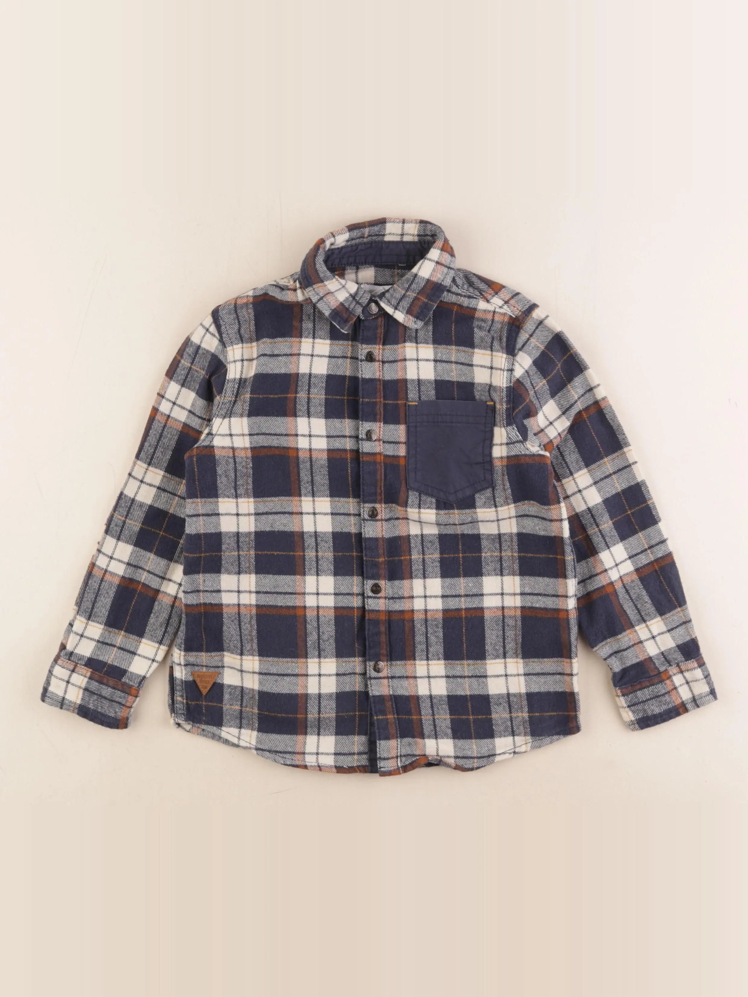 Vertbaudet - chemise bleu - 6 ans