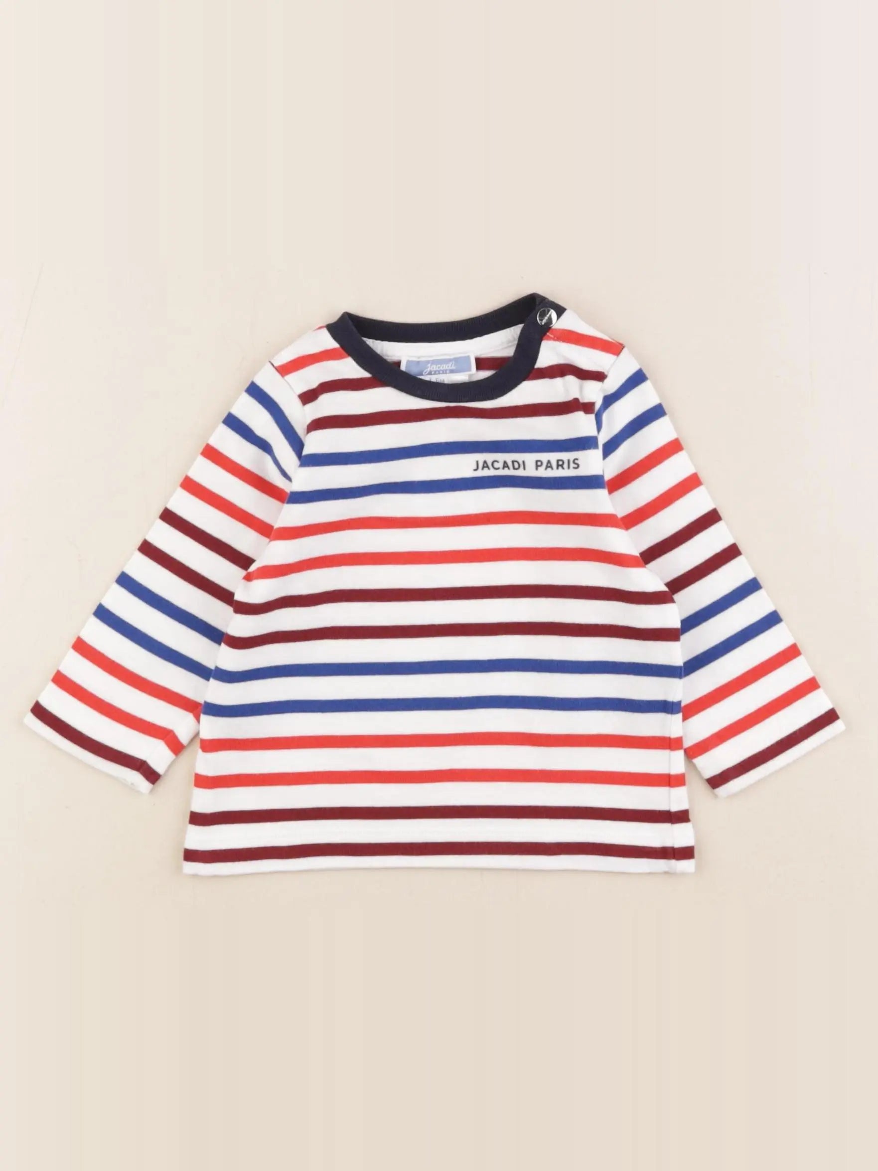 Jacadi - tee-shirt multicolore - 6 mois