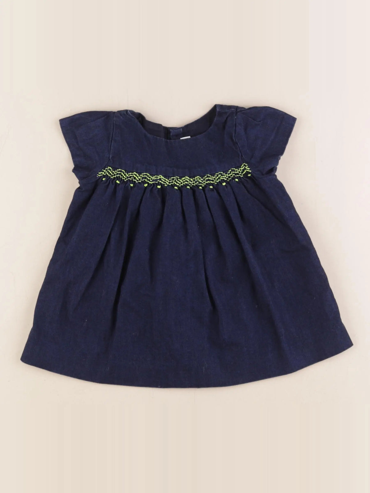 Jacadi - robe bleu, jaune - 6 mois