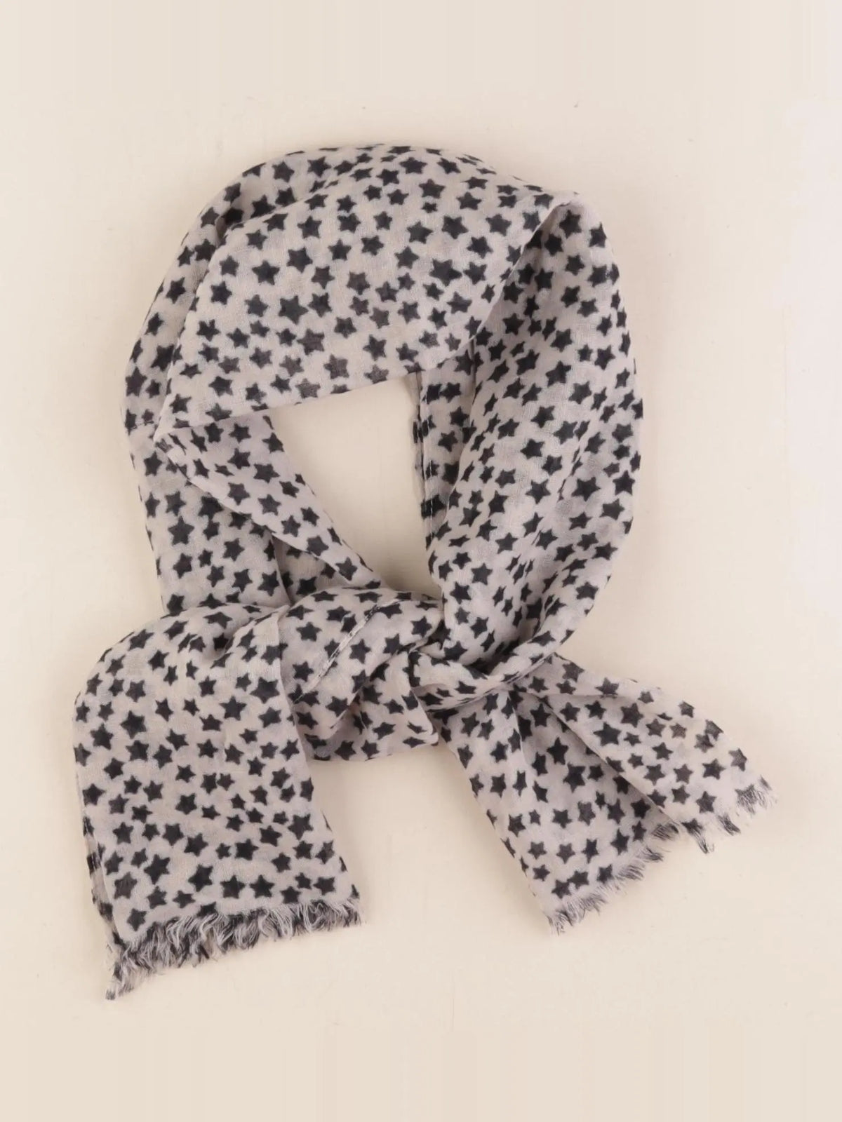 Cyrillus - foulard gris, noir - 4/12 ans