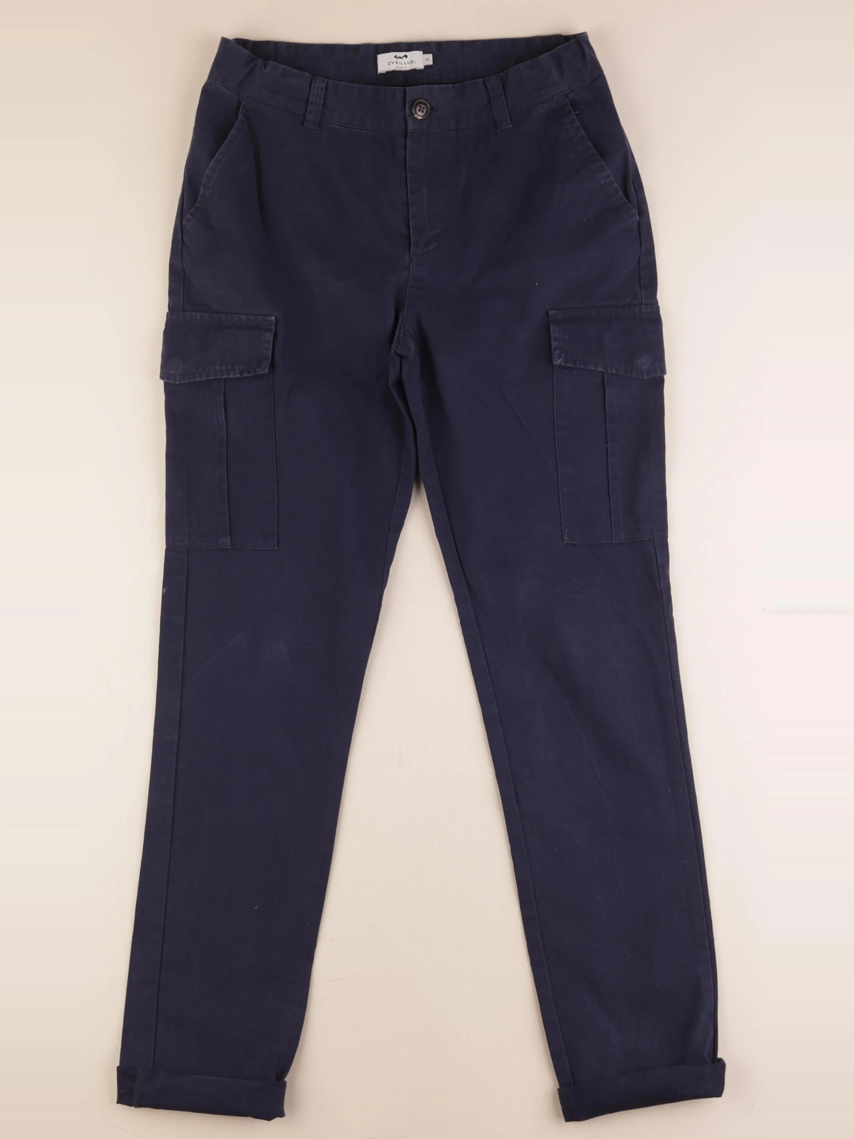 Cyrillus - pantalon bleu - 16 ans