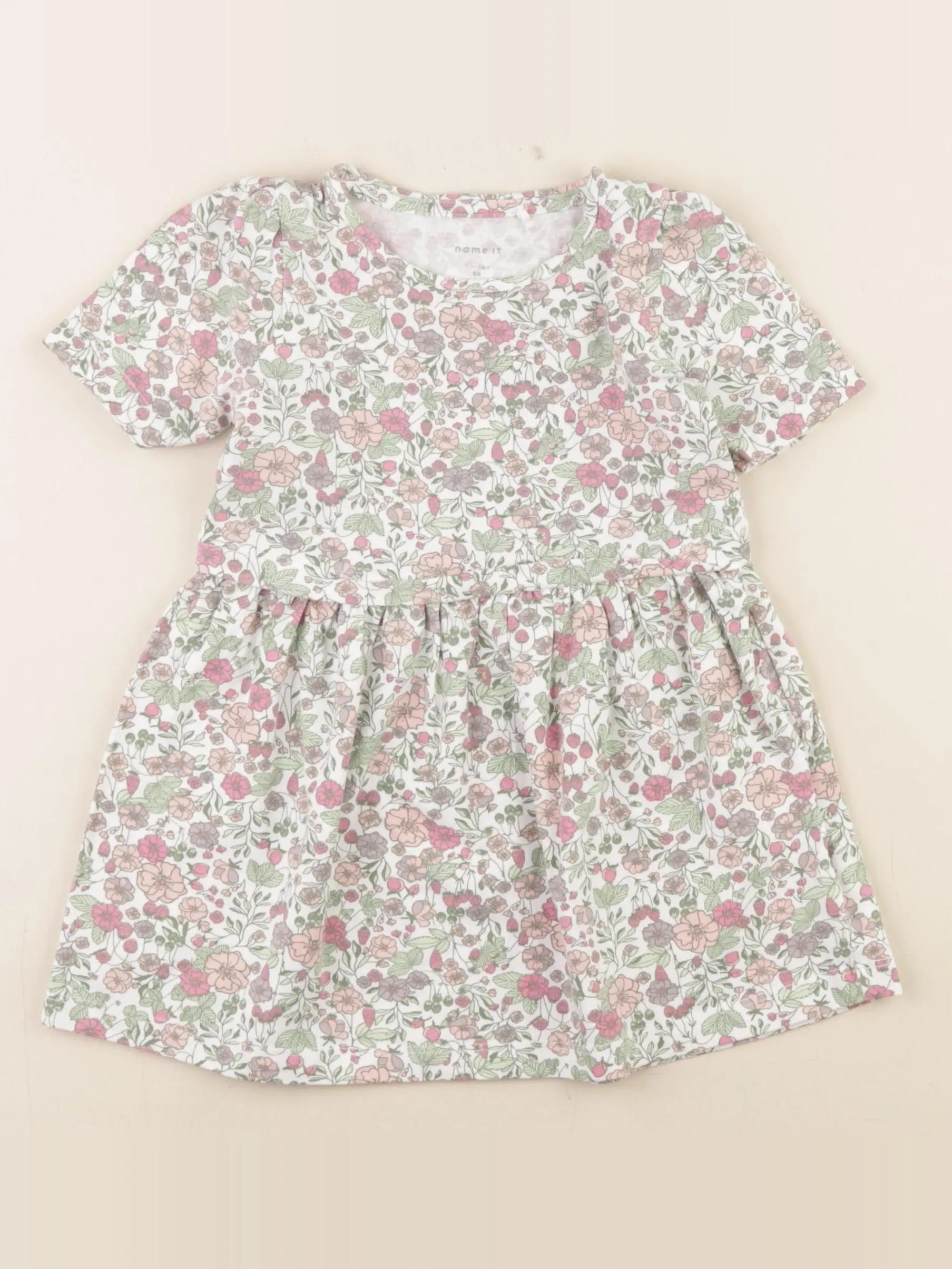 Name it - robe multicolore - 12/18 mois