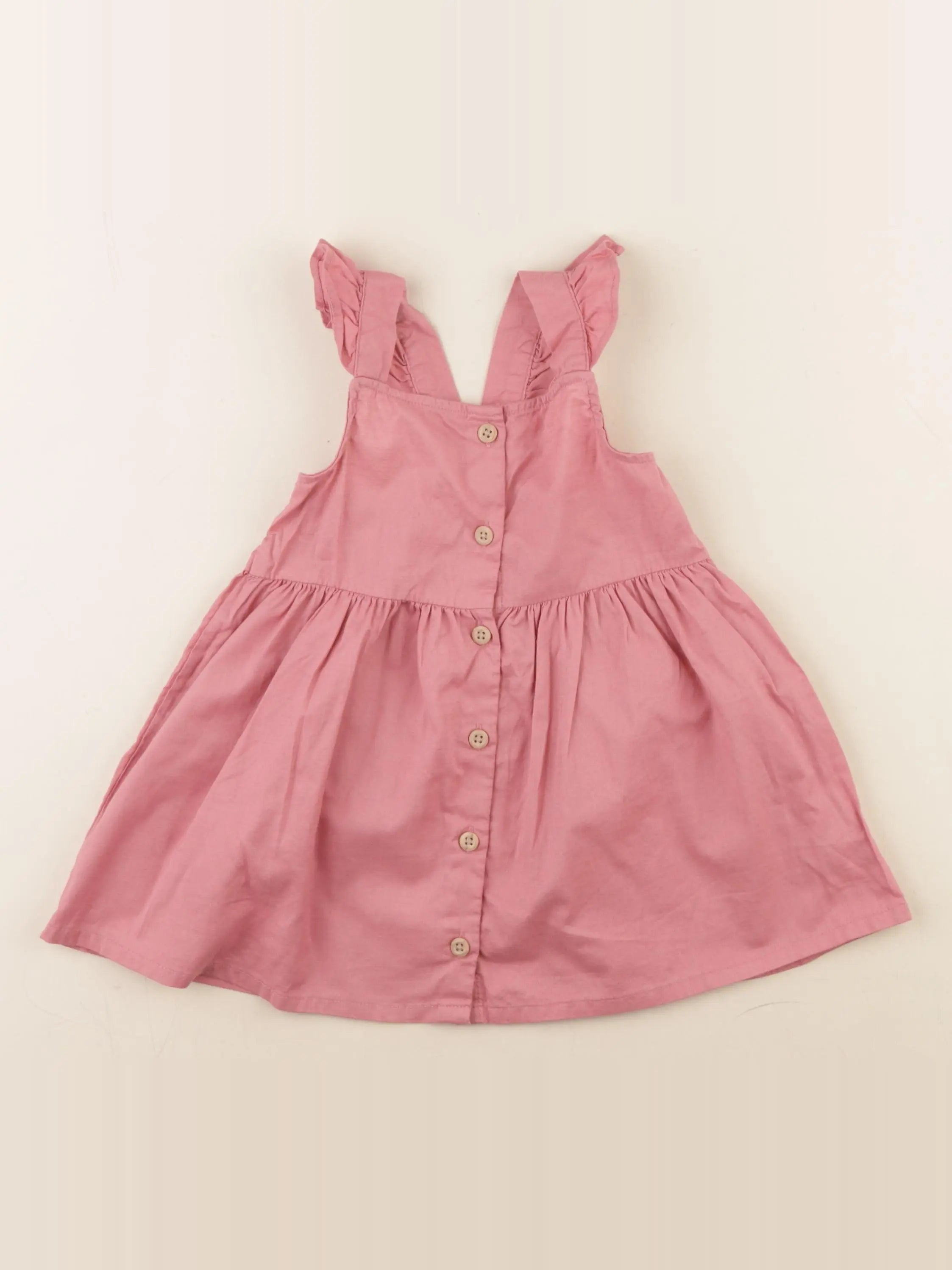 H&M - robe rose - 9/12 mois