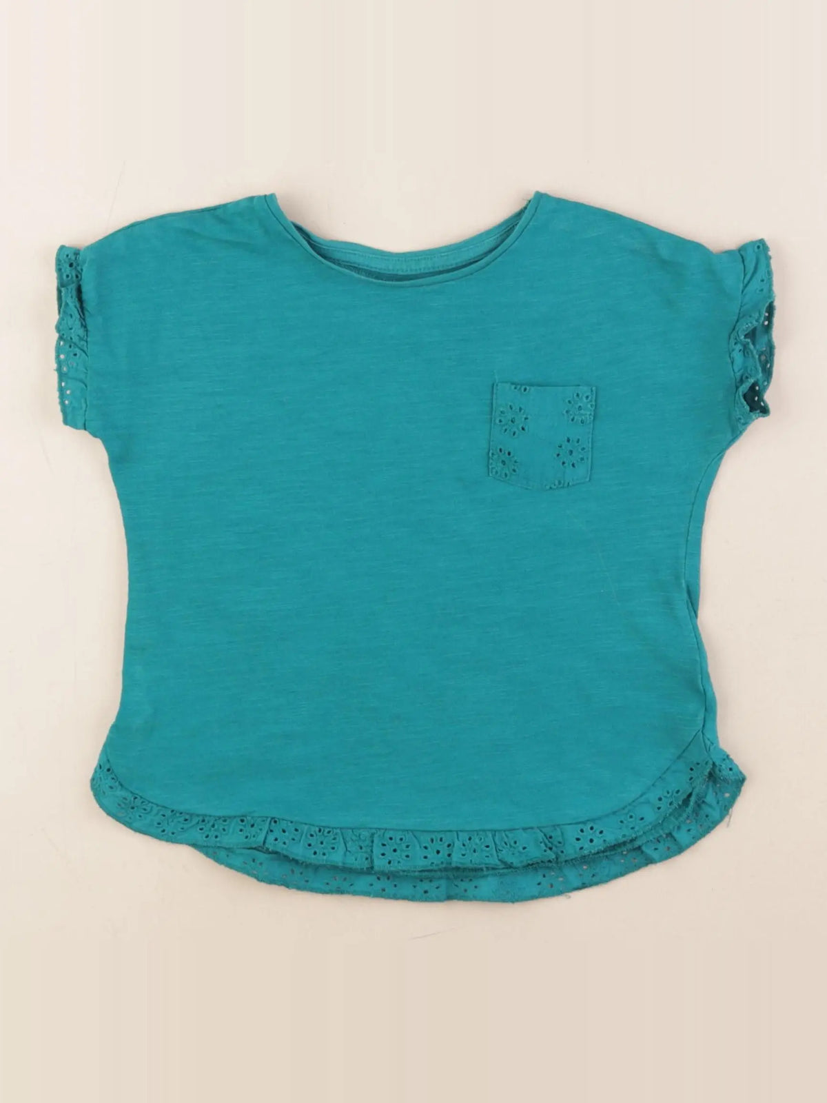 Vertbaudet - tee-shirt bleu - 3 ans