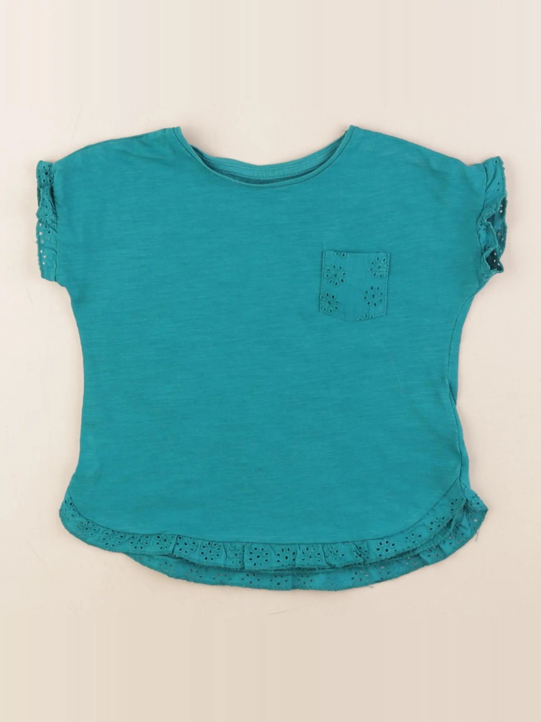 Vertbaudet - tee-shirt bleu - 3 ans