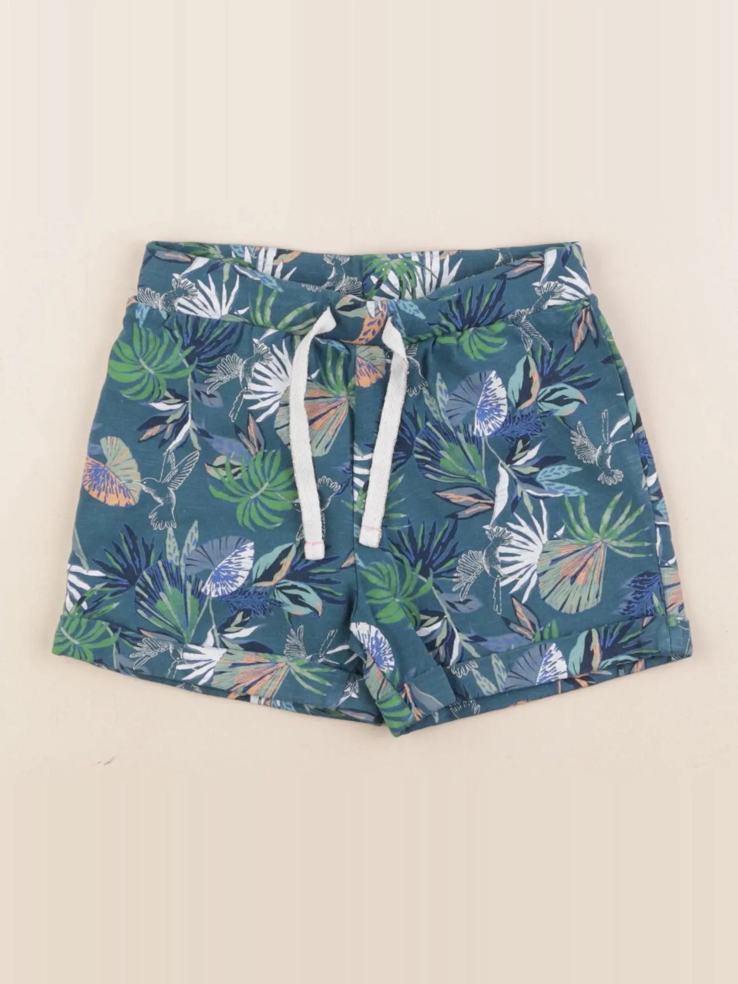 Vertbaudet - short vert - 4 ans