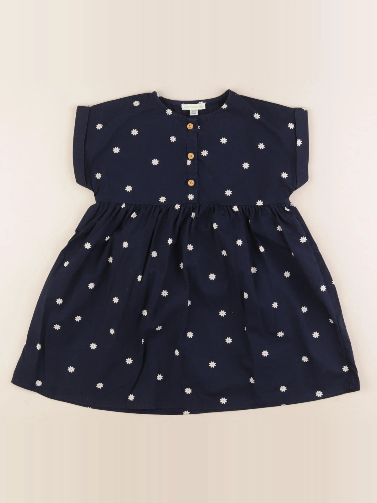 Vertbaudet - robe bleu - 4 ans