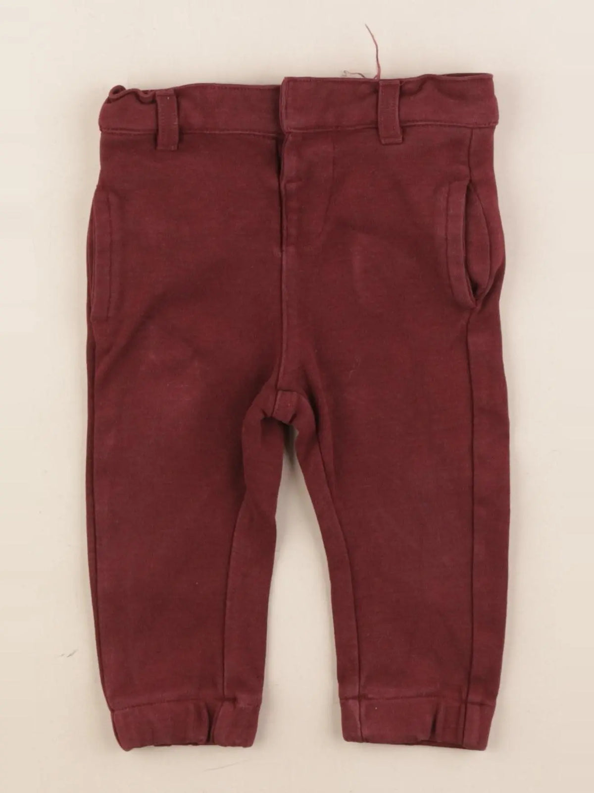 Vertbaudet - jegging rouge - 12 mois