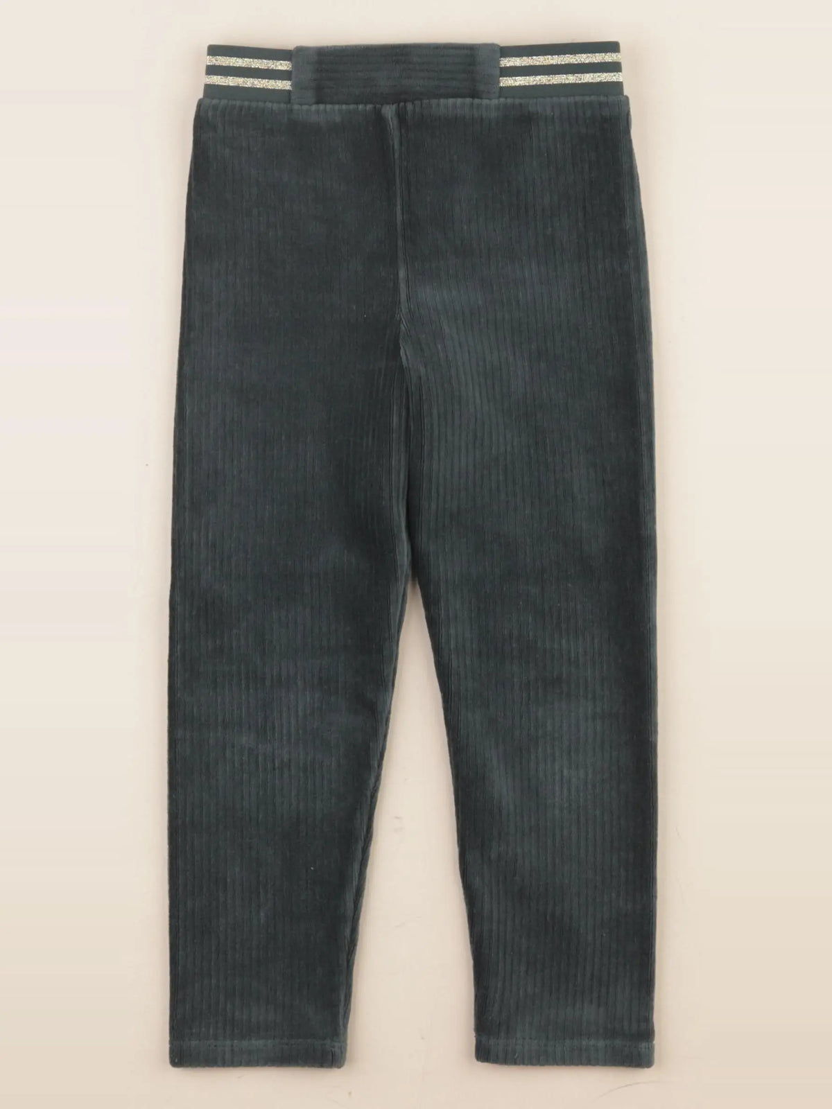 Vertbaudet - pantalon vert - 4 ans